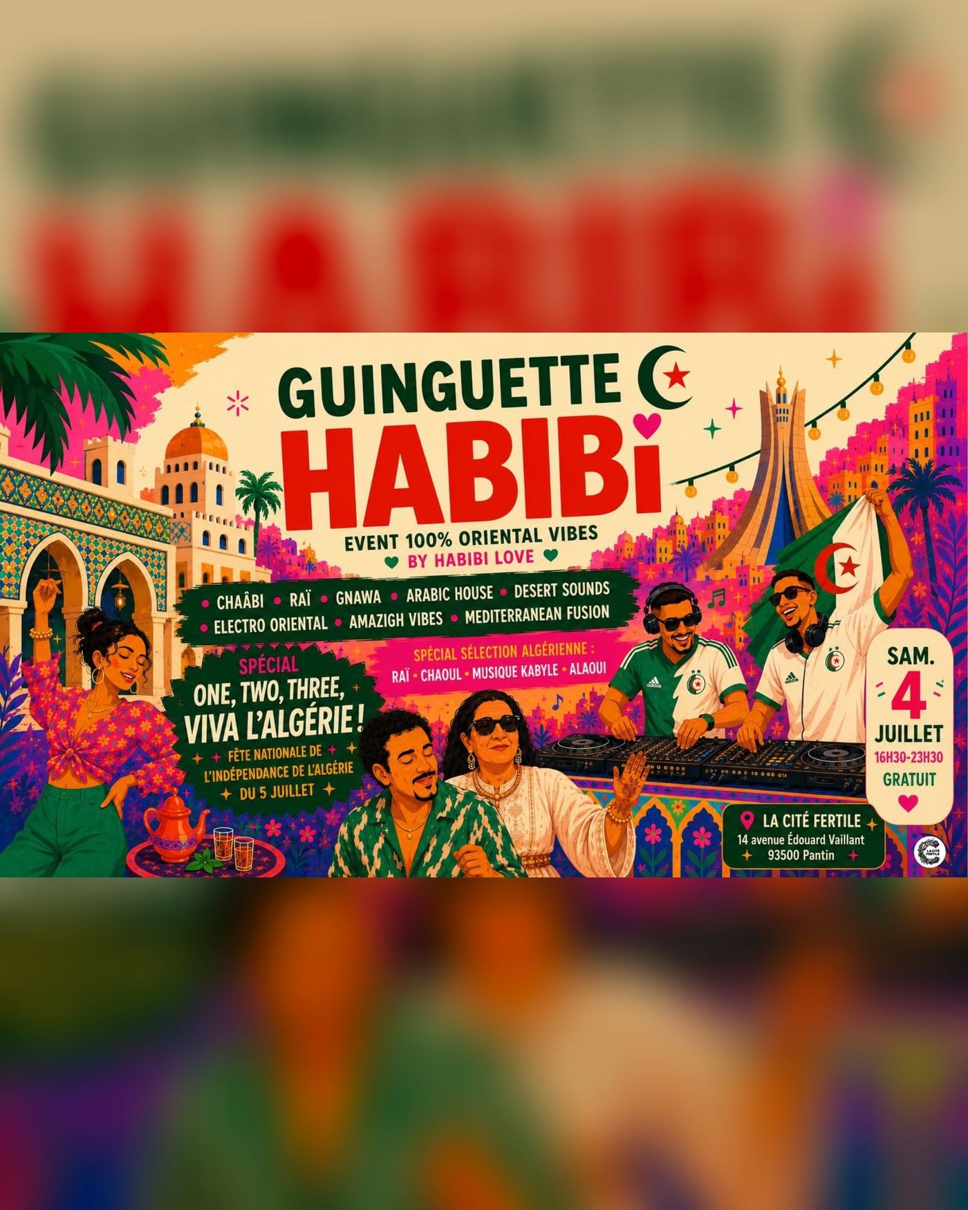 Guinguette Habibi spécial One