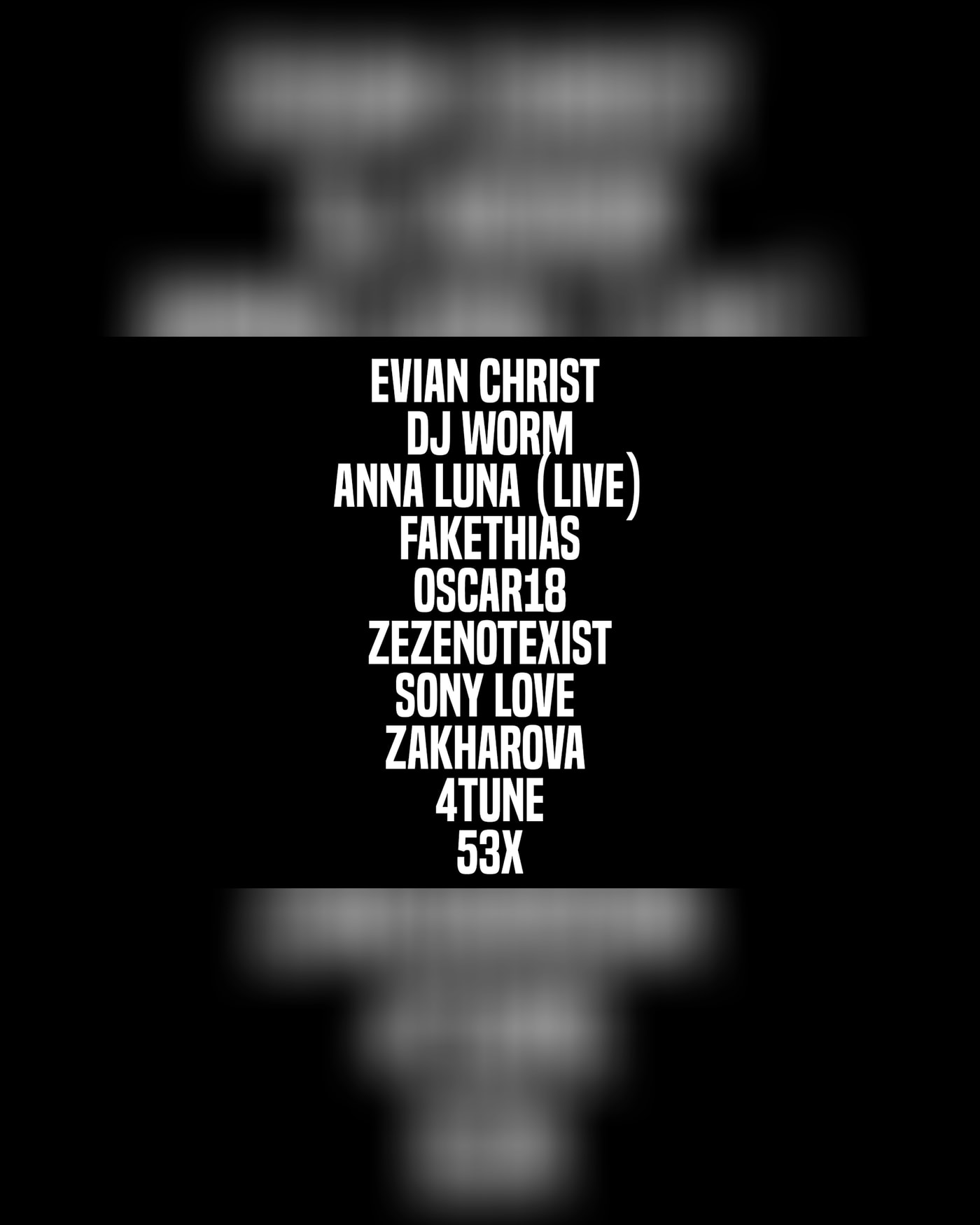 Hard Feelings W/ Evian Christ & Friends