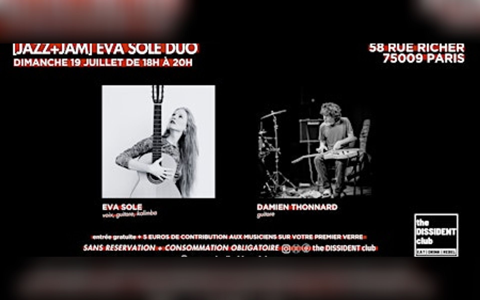 [JAZZ+JAM] Eva Sole Duo