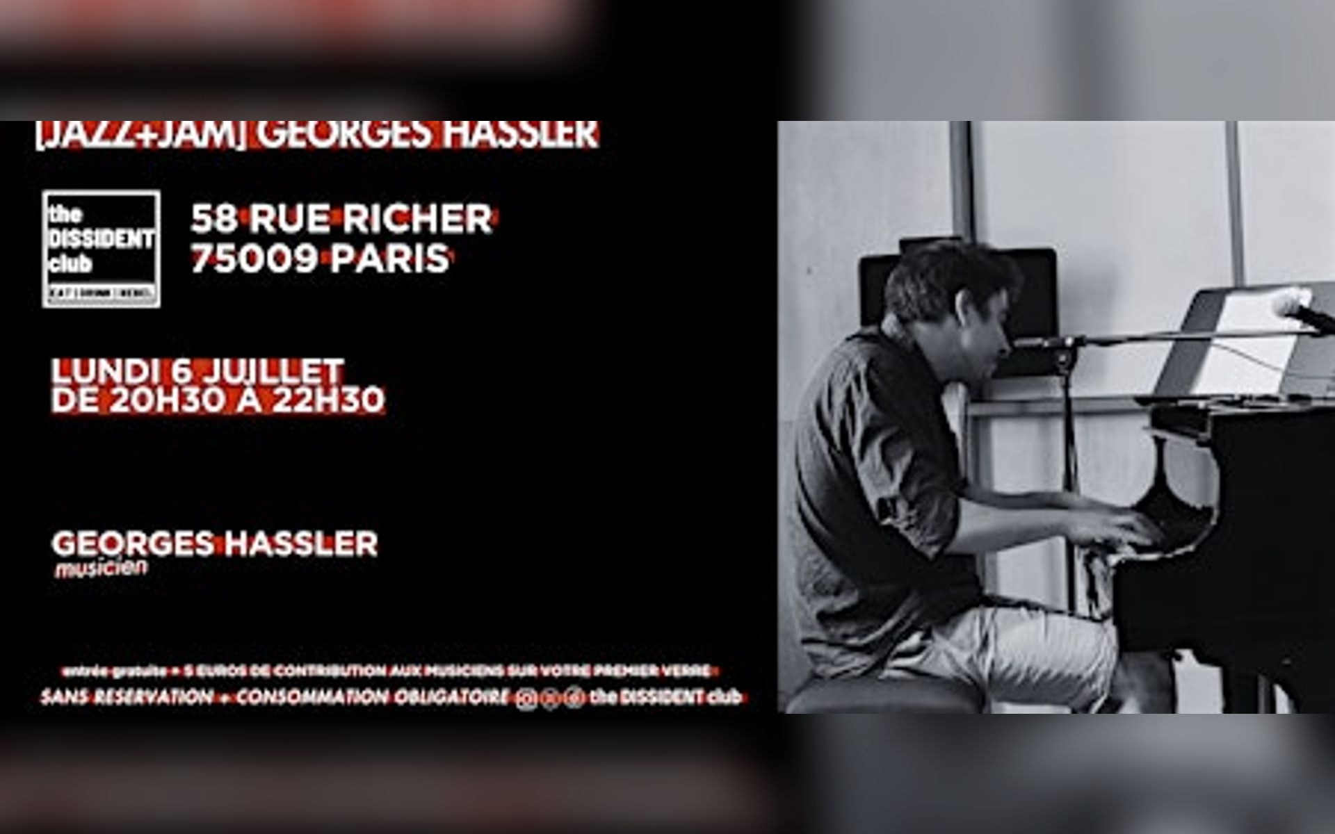 [JAZZ+JAM] Georges Hassler