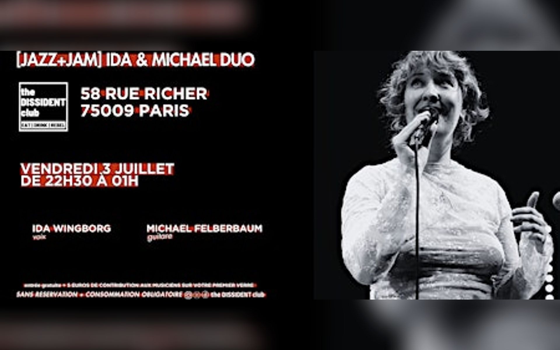 [JAZZ+JAM] Ida & Michael duo
