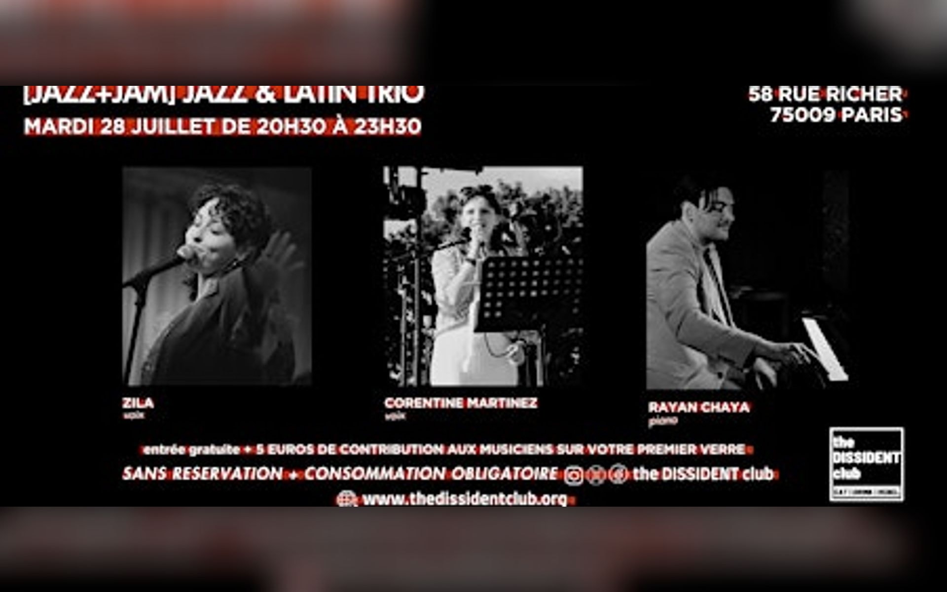 [JAZZ+JAM] Jazz & Latin Trio