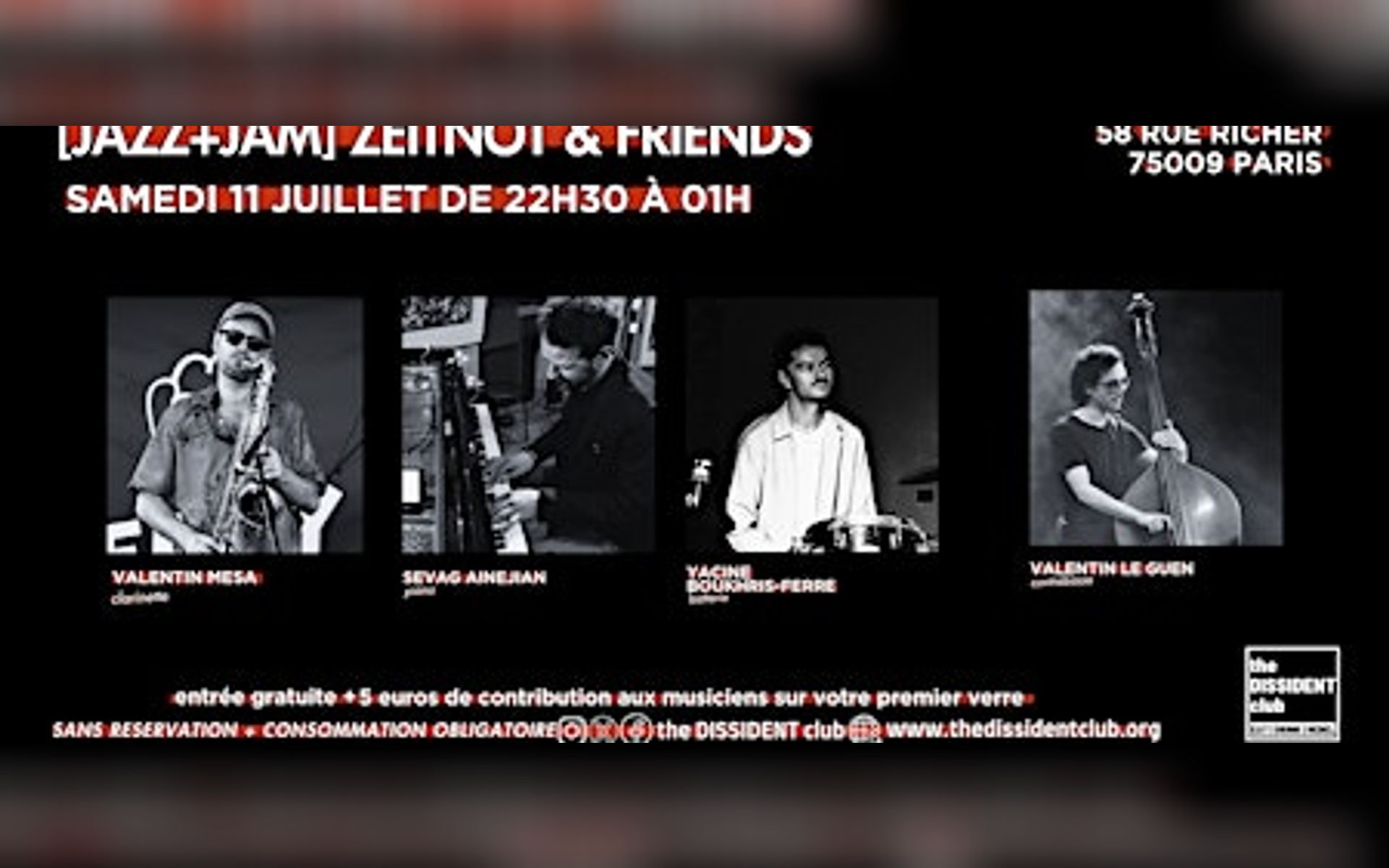 [JAZZ+JAM] ​​Zeitnot & friends