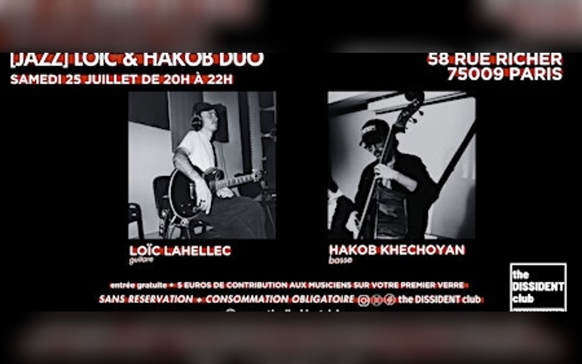 [JAZZ] Loïc & Hakob duo