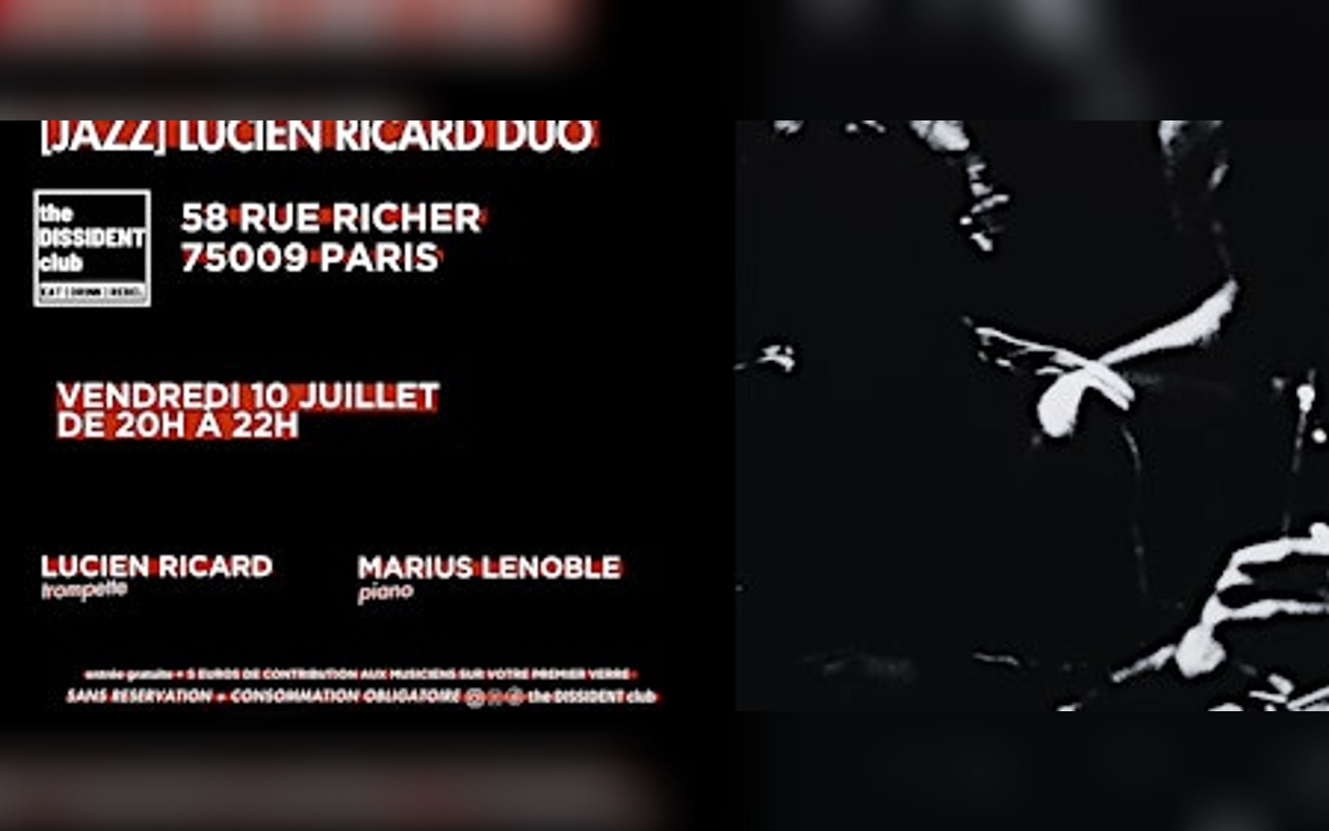 [JAZZ] Lucien Ricard duo