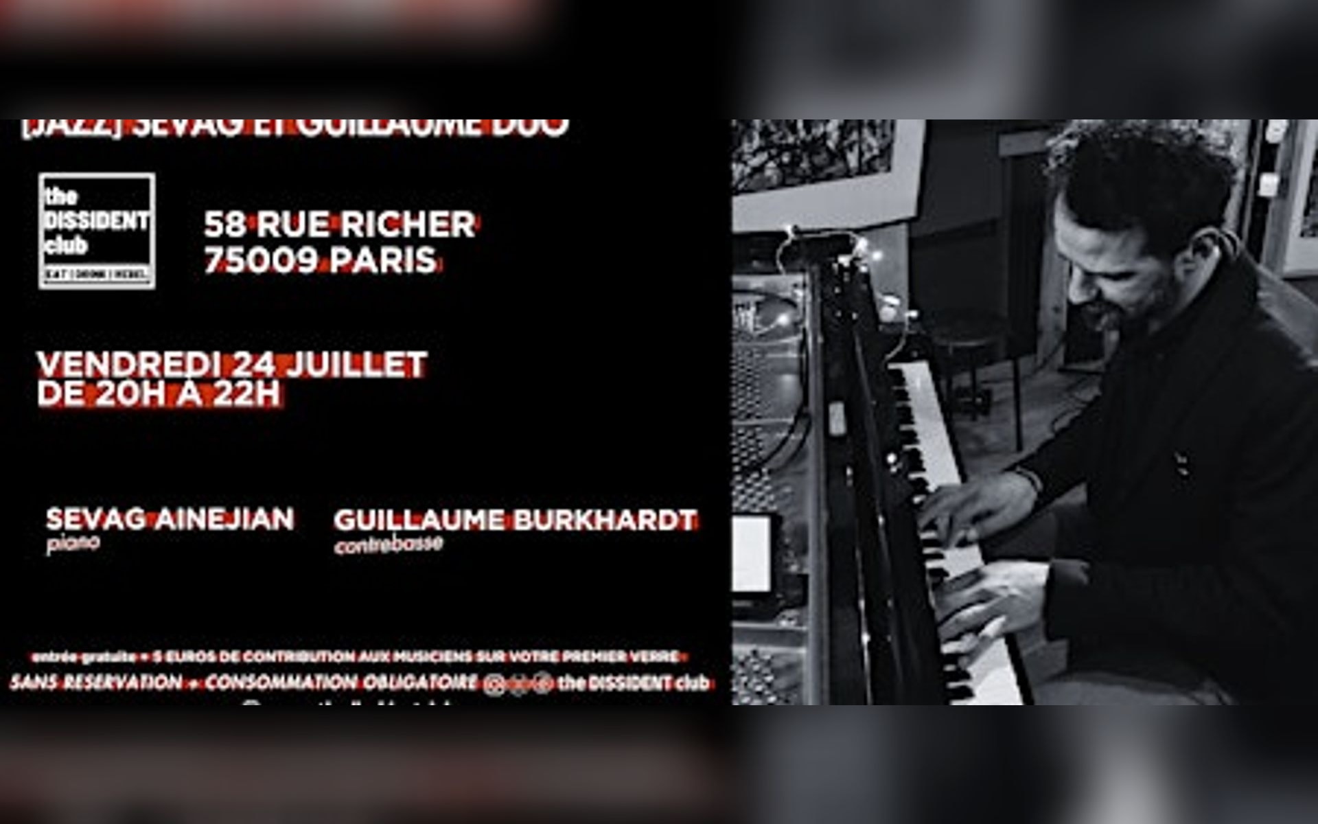 [JAZZ] Sevag et Guillaume Duo