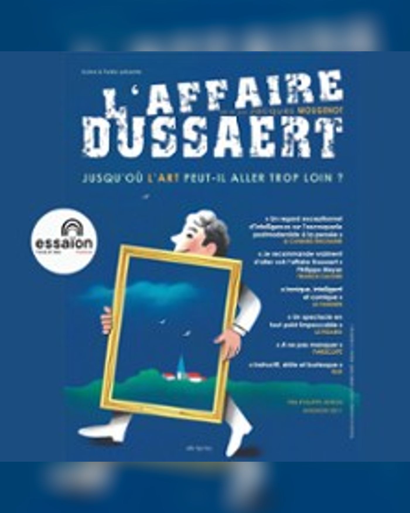 Poster for the show L'affaire Dussaert, Essaïon - Salle Théâtre