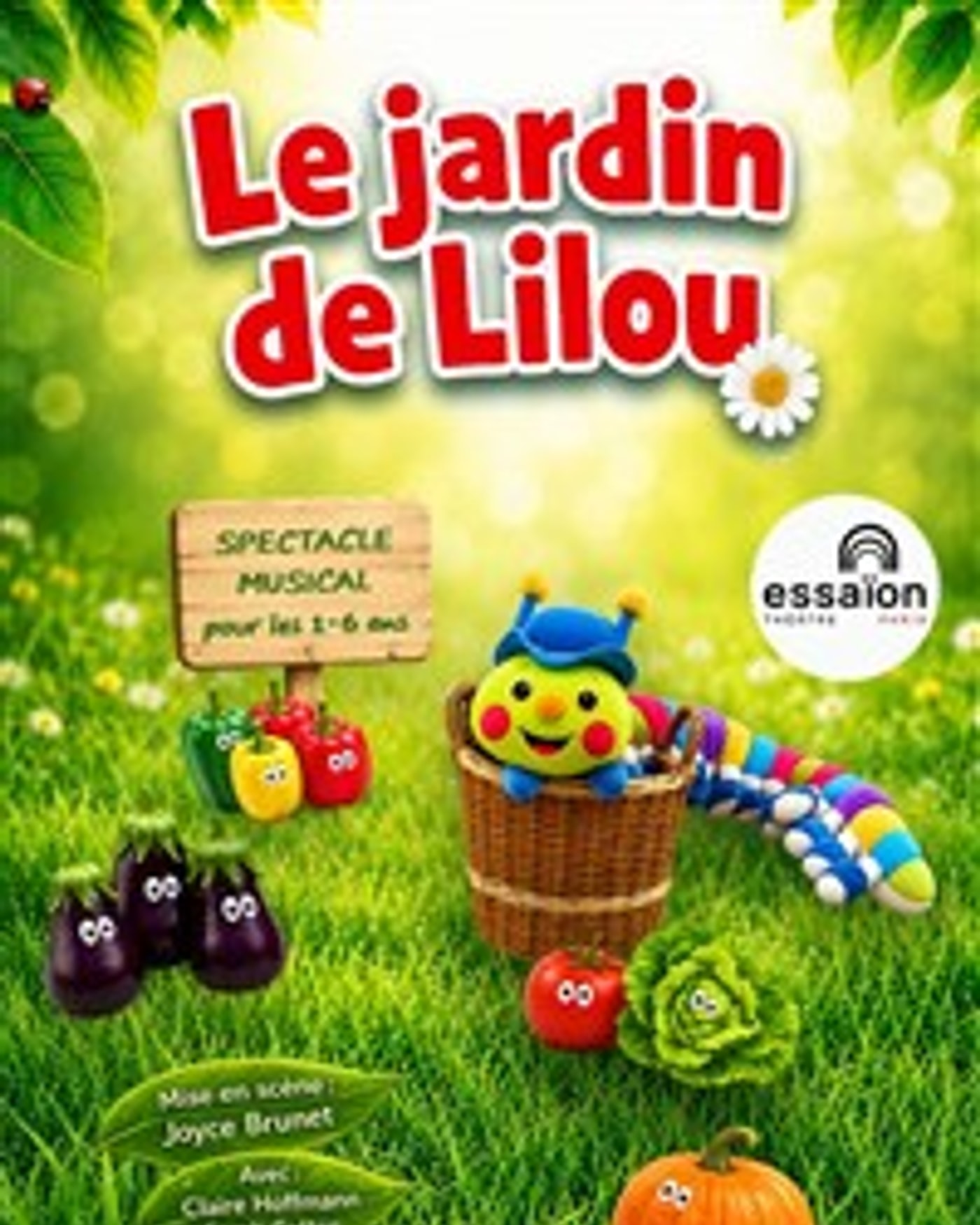 Affiche du spectacle Le Jardin de Lilou, Théâtre Essaion