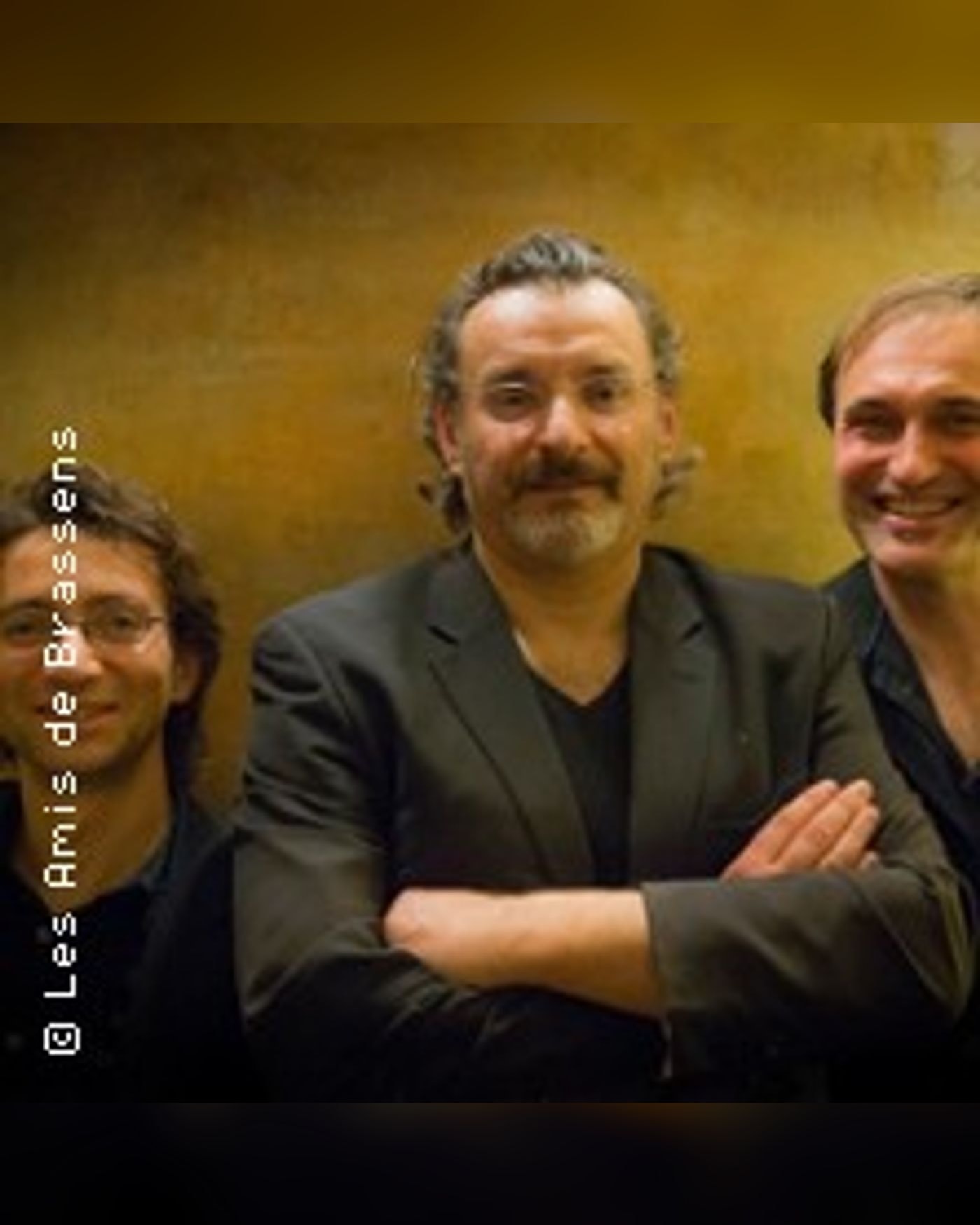Affiche du concert Les Amis de Brassens, La Scène Adamoise