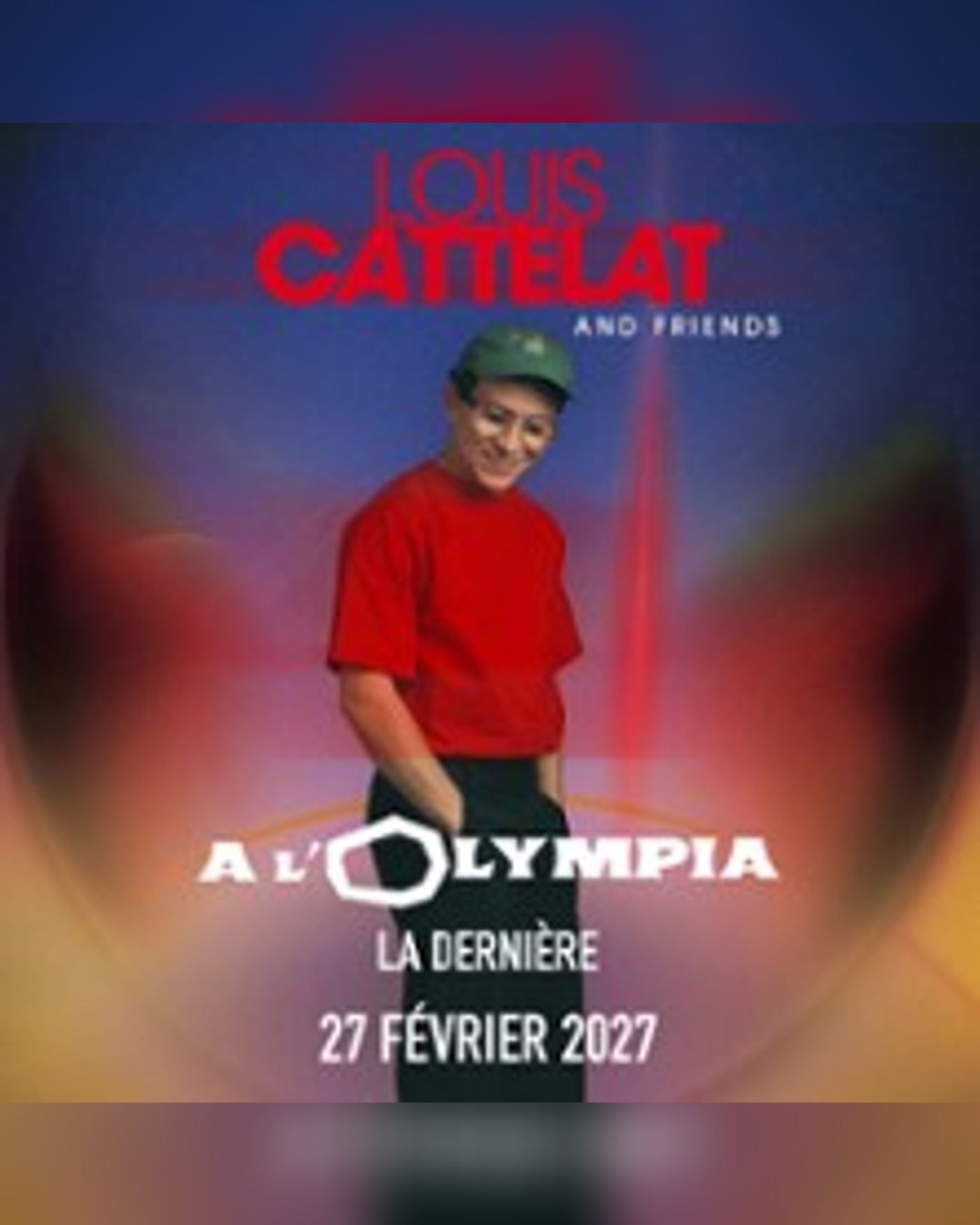 Poster for the show Louis Cattelat and Friends, L'Olympia