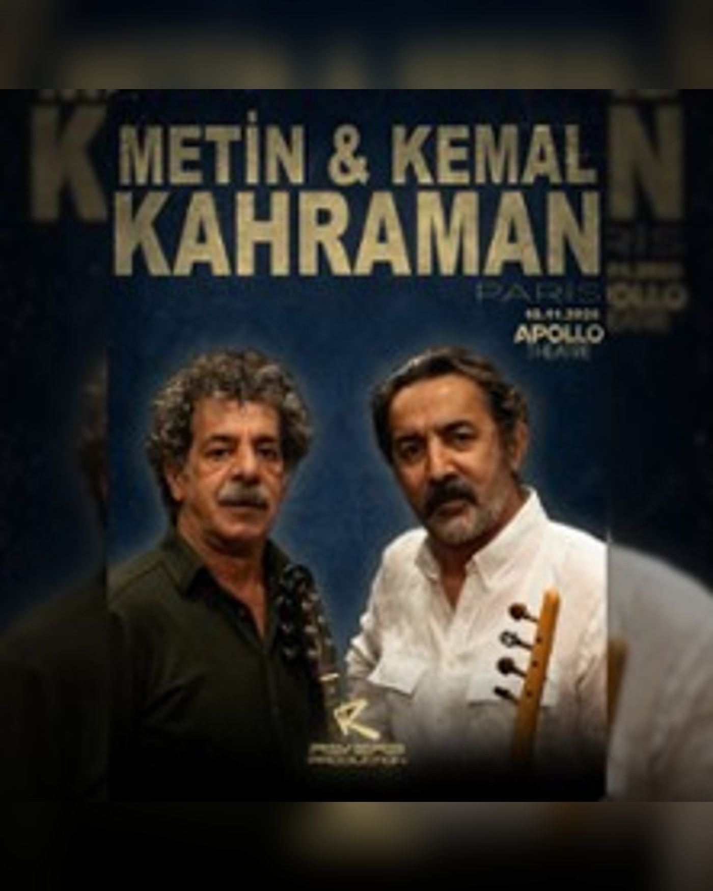 Affiche du concert Metin et Kemal Kahraman, Apollo Théâtre - Salle 360