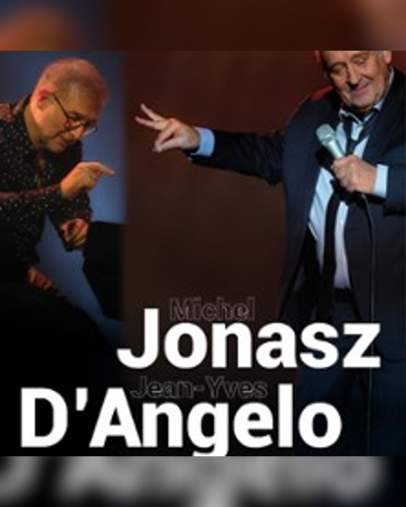 Affiche de Michel Jonasz et Jean-Yves D’Angelo
