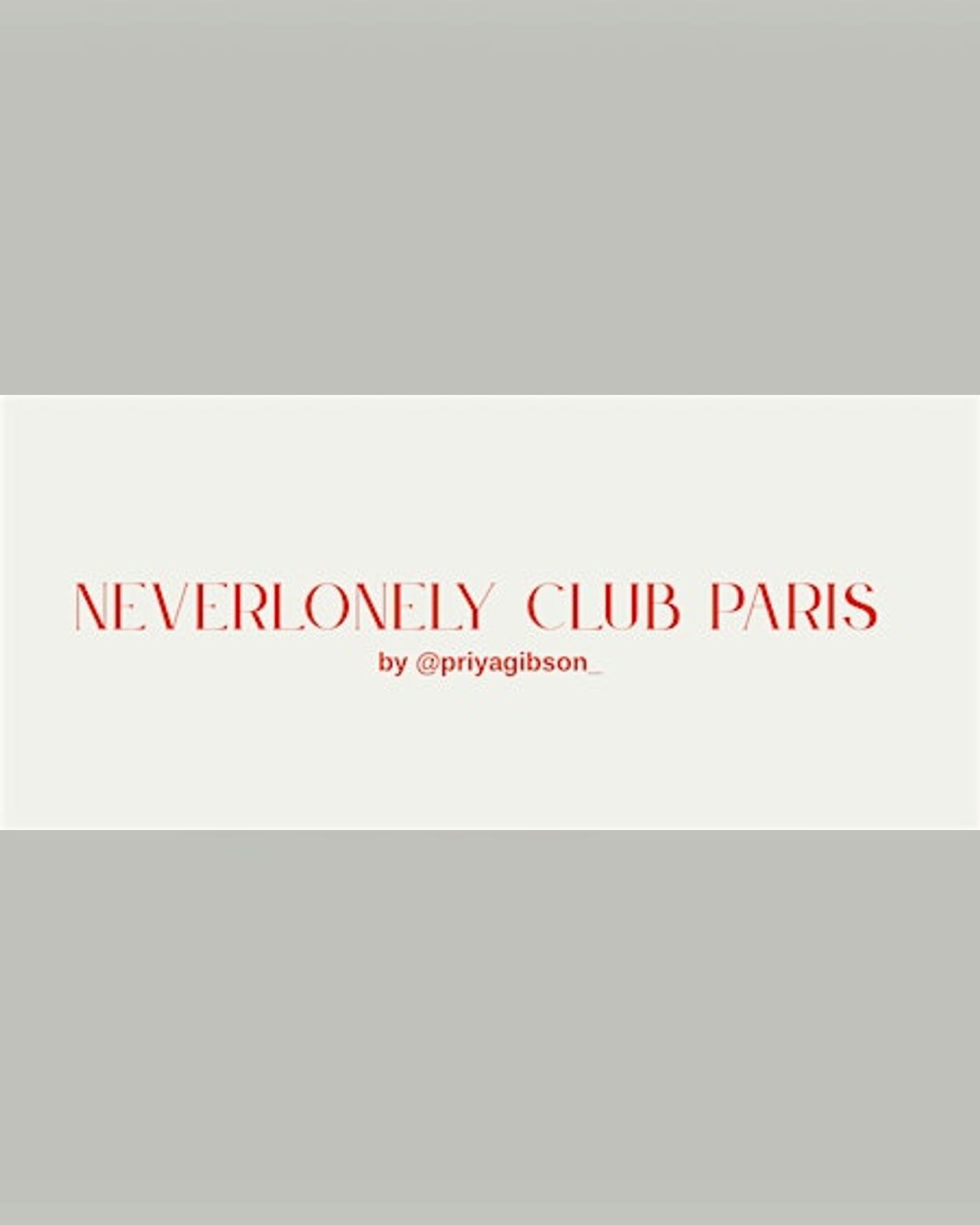 Neverlonely Club Paris