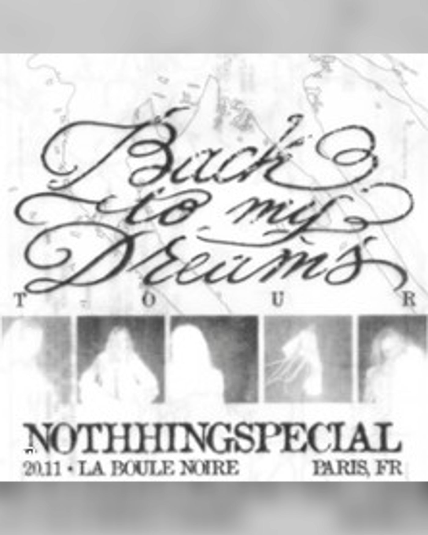 Affiche du concert nothhingspecial, La Boule Noire