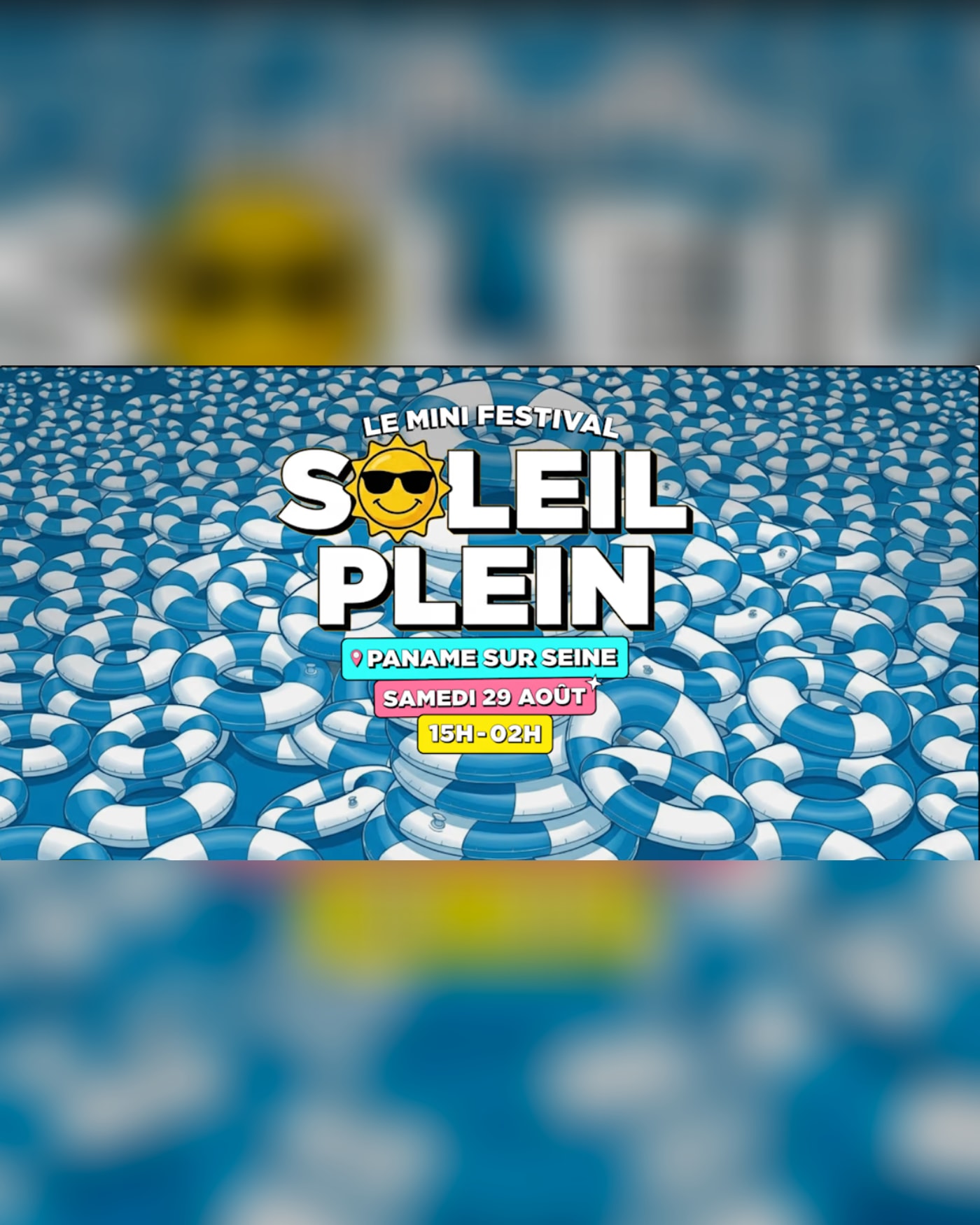Affiche du concert Open Air Summer Party, Paname Sur Seine