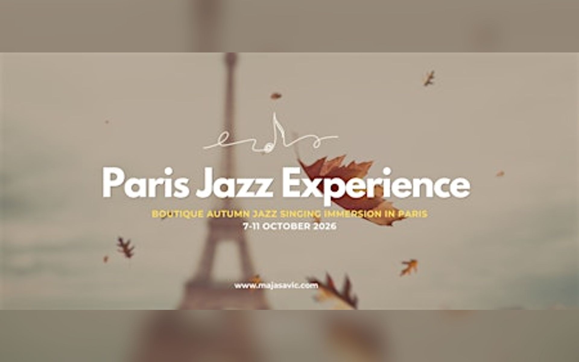 Paris Jazz Experience 2026 • Fall Edition