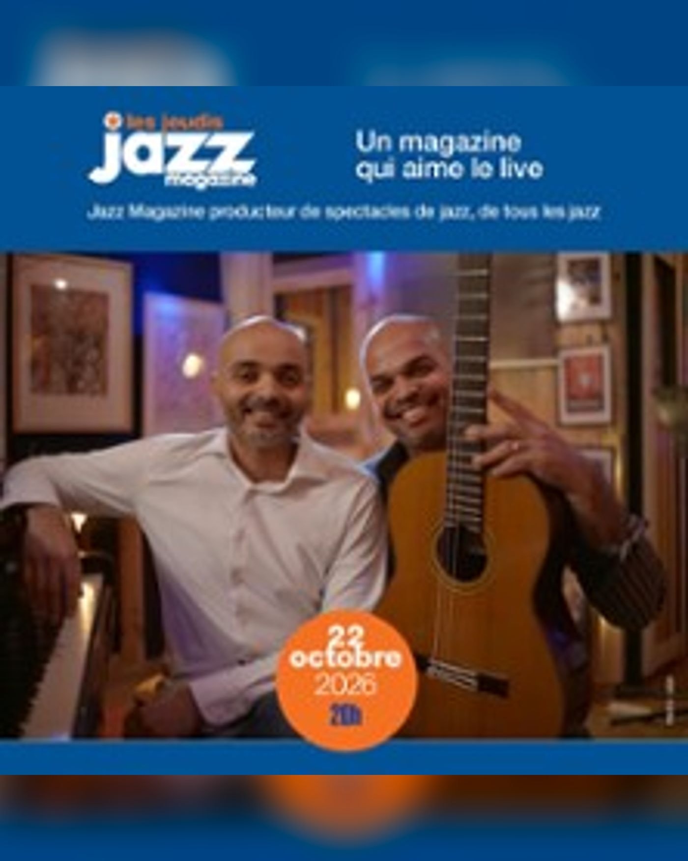 Affiche du concert Philippe et Marcel Powell, Le Bal Blomet