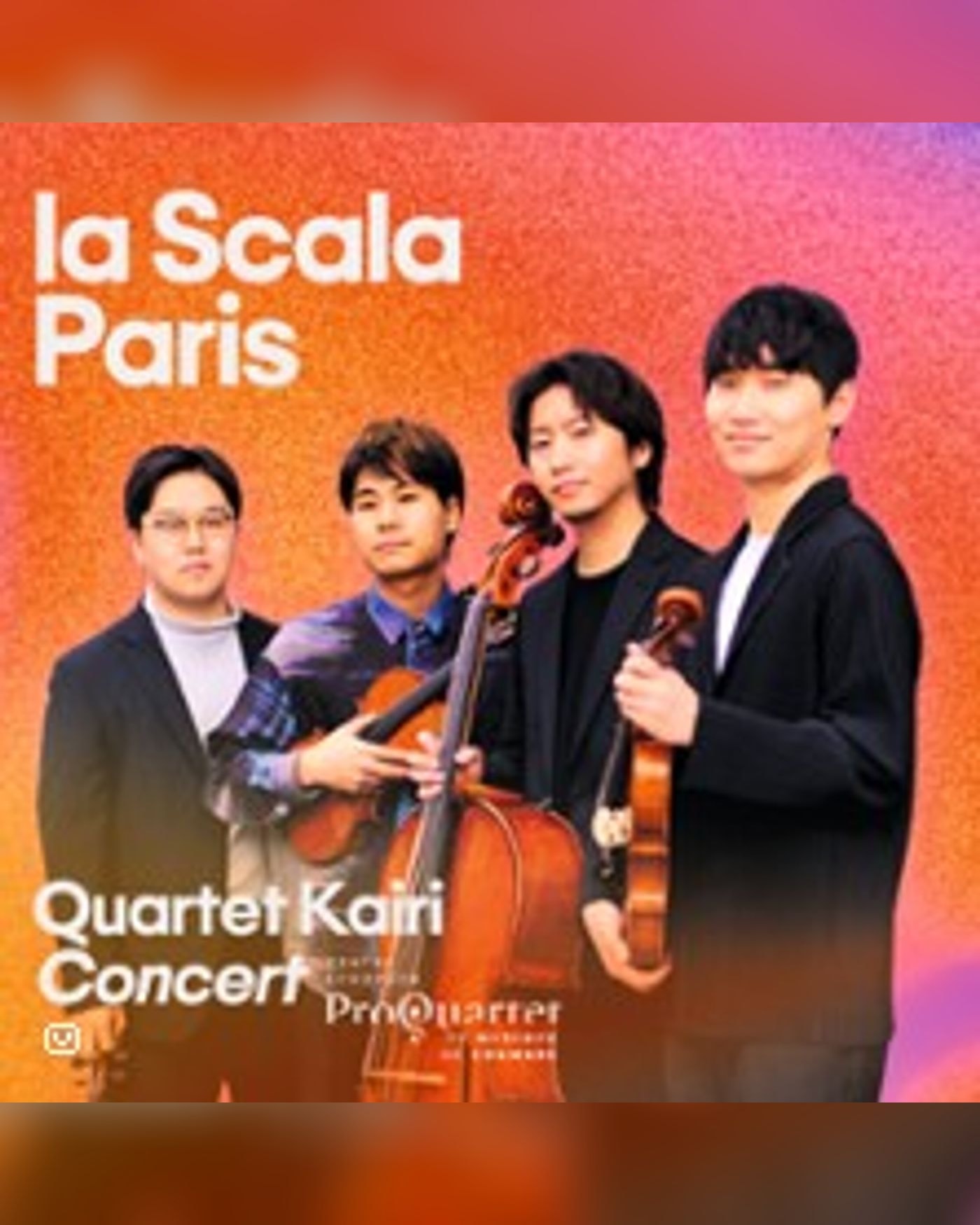 Affiche du concert Quartet Kairi, La Scala - La Piccola