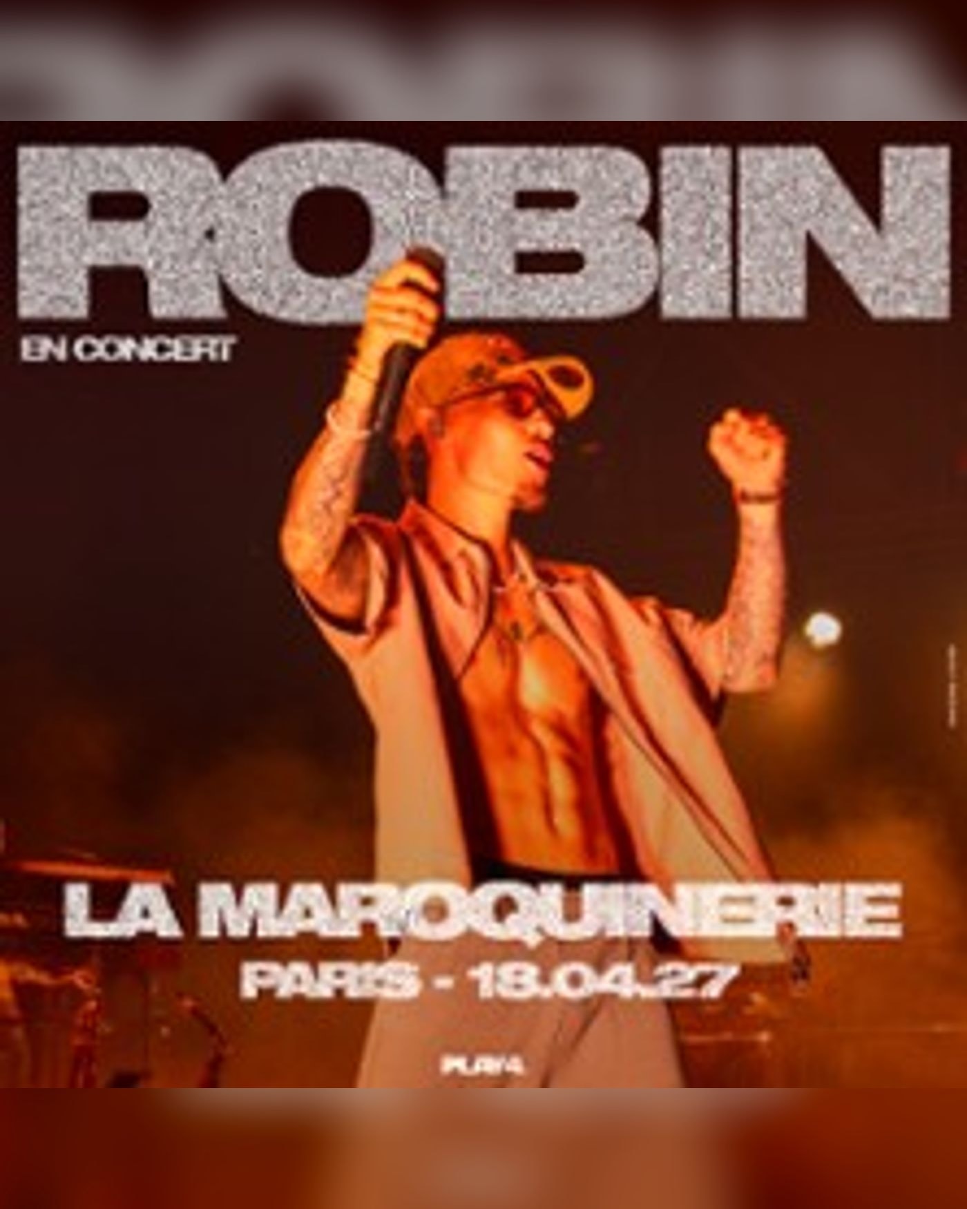 Affiche du concert Robin, La Maroquinerie
