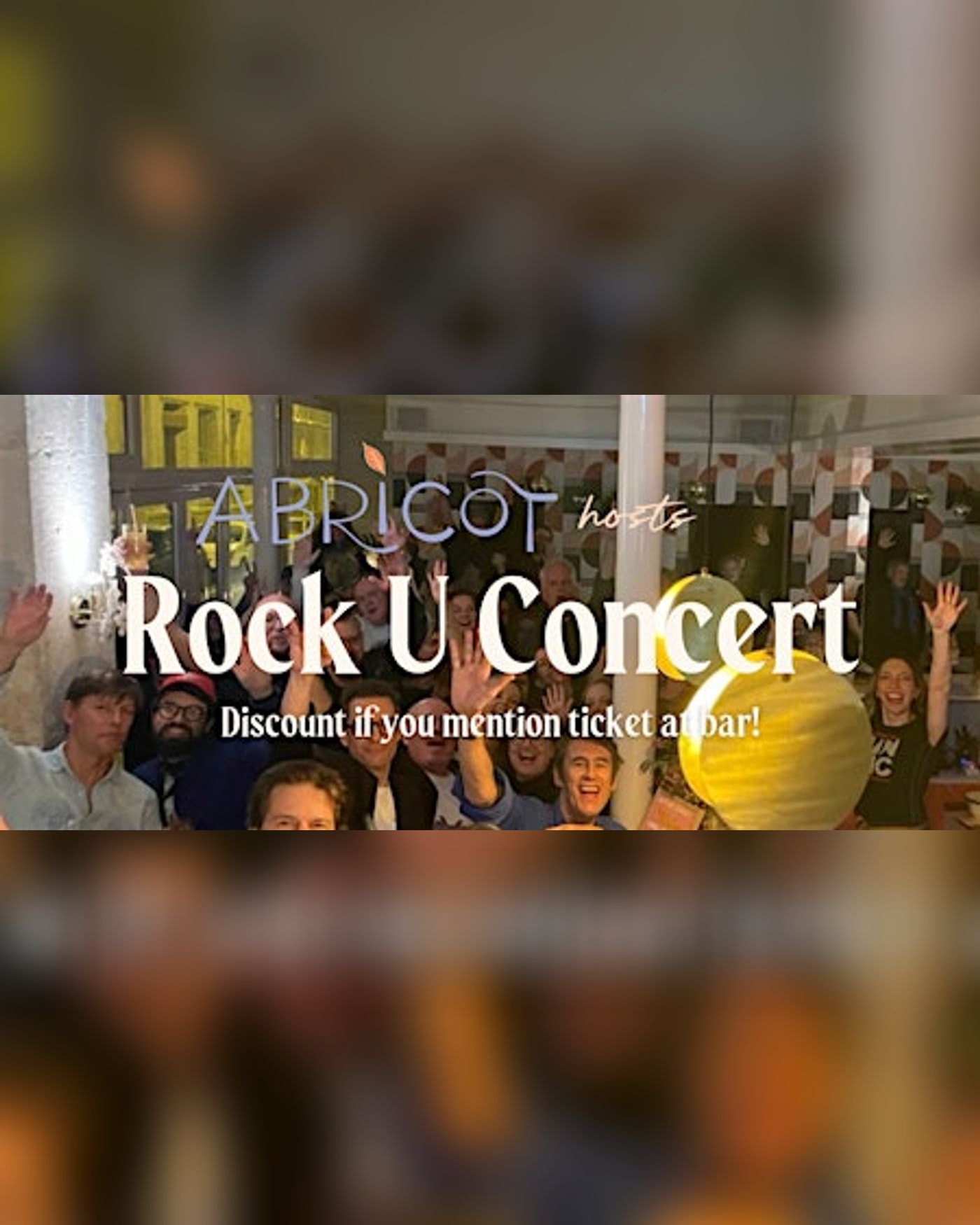 Affiche du concert Rock the Rentrée, Abricot
