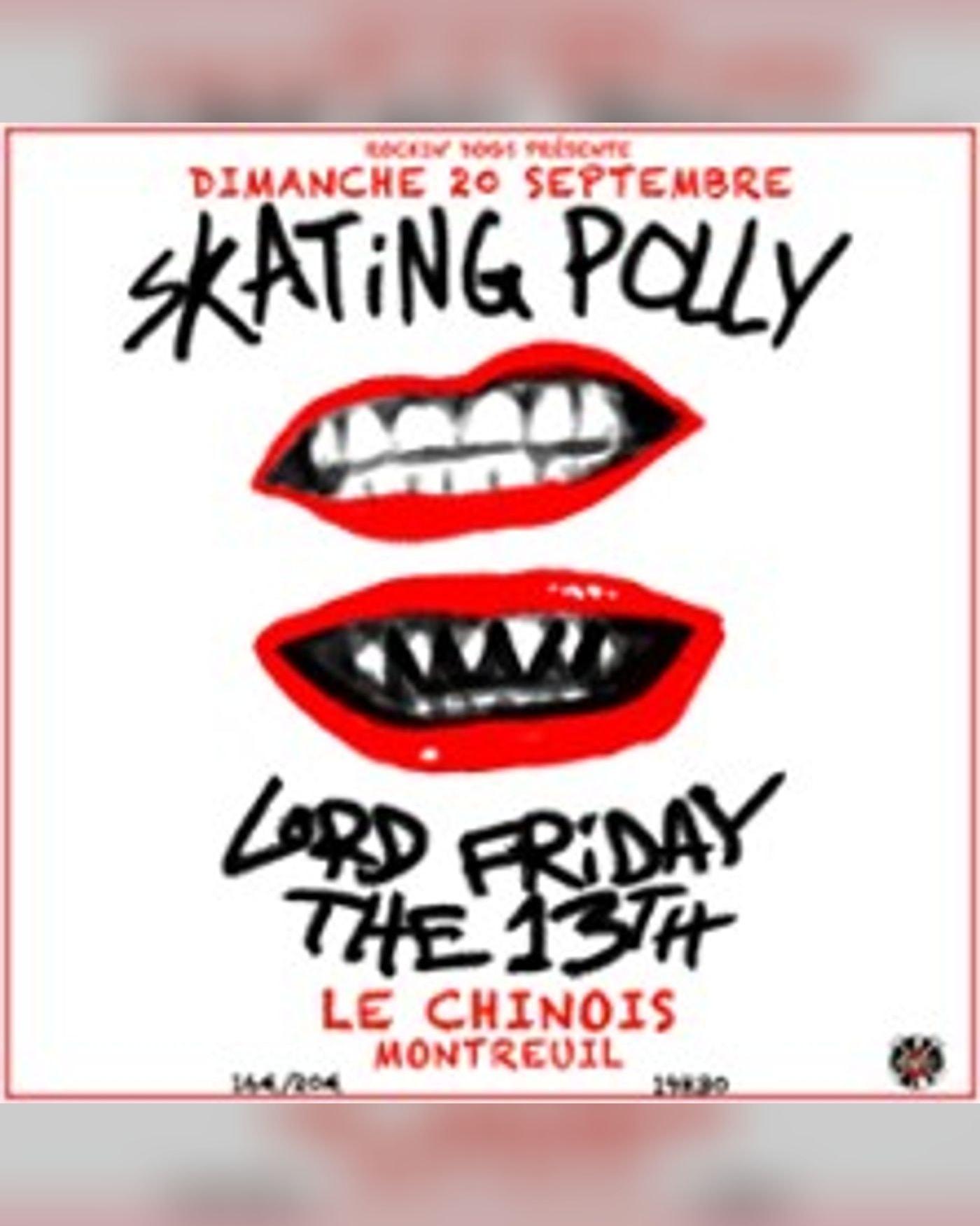 Affiche de Skating Polly + Lords Friday the 13th