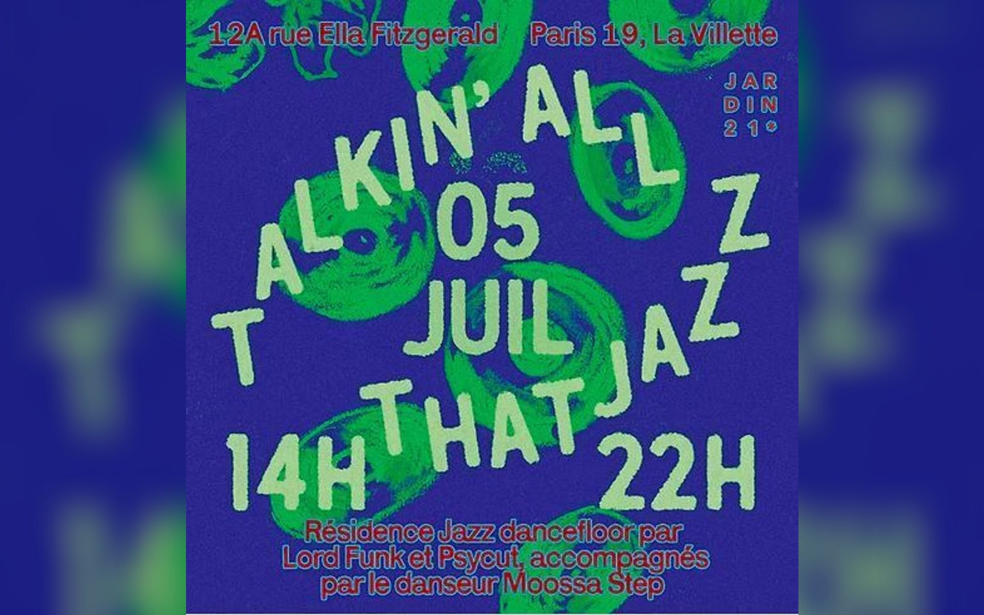 Talkin' All That Jazz ᰔᩚ Jardin 21 - Open-Air