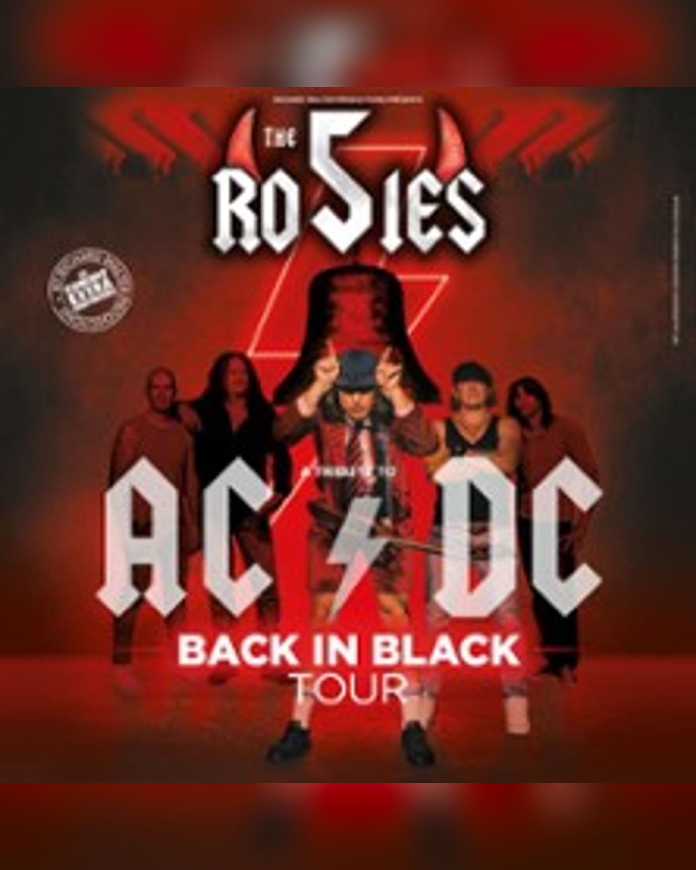 Nouveau concert The 5 Rosies - Tournée Back in Black Tour