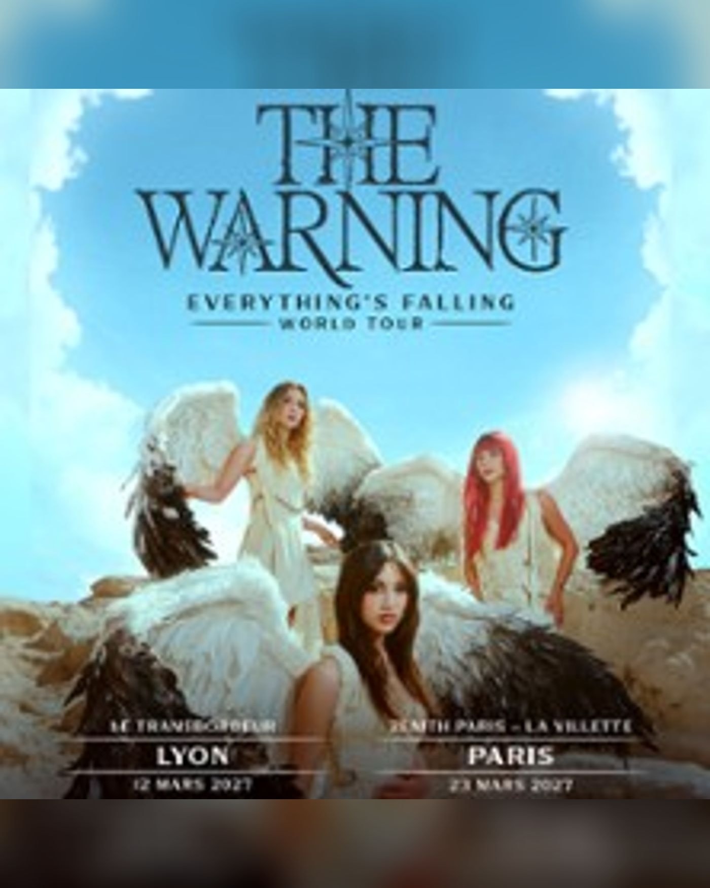 Affiche du concert The Warning, Zénith Paris - La Villette