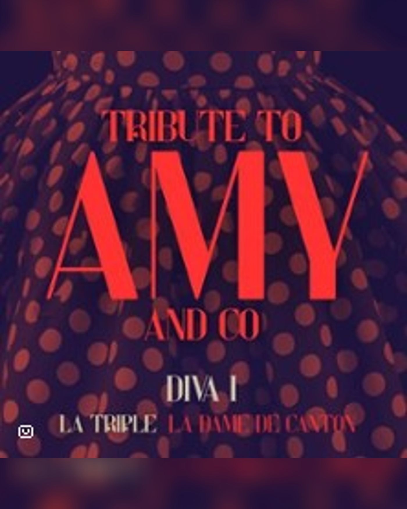 Affiche du concert Tribute to AMY and Co, La Dame de Canton