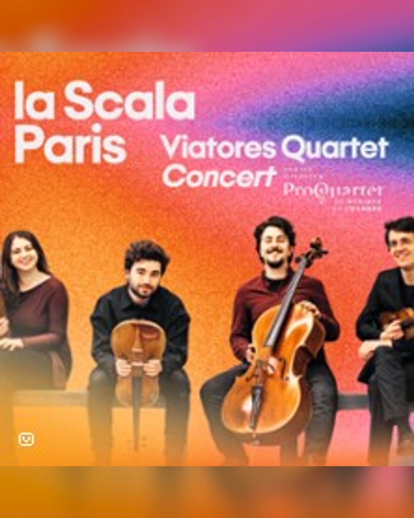 Affiche du concert Viatores Quartet, La Scala - La Piccola