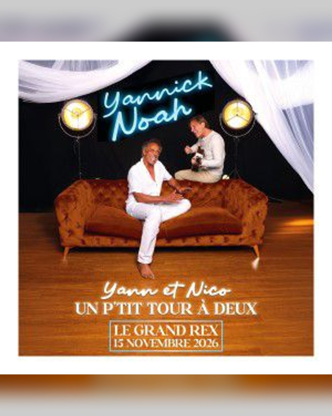 Affiche de Yannick Noah