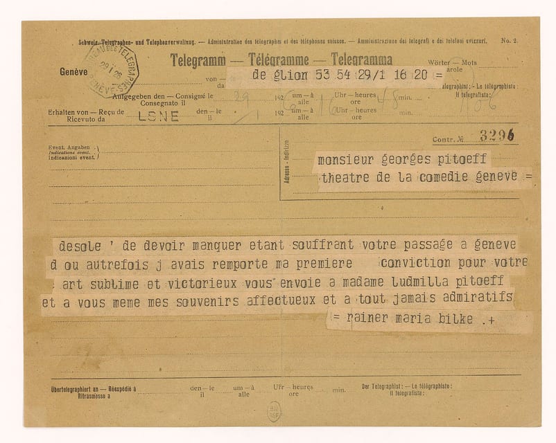 Bibliothèque Rainer Maria Rilke