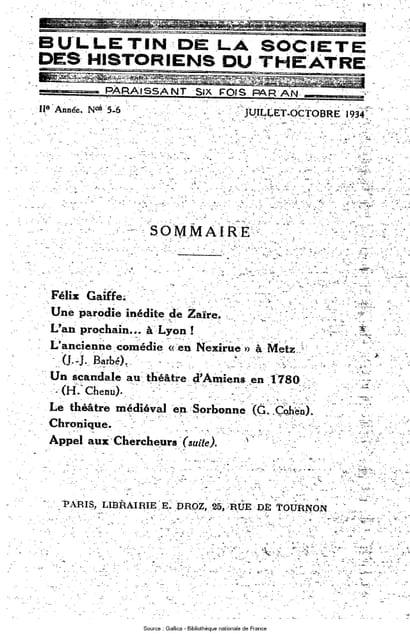 Compagnie du Cafe Theatre - Grande Salle