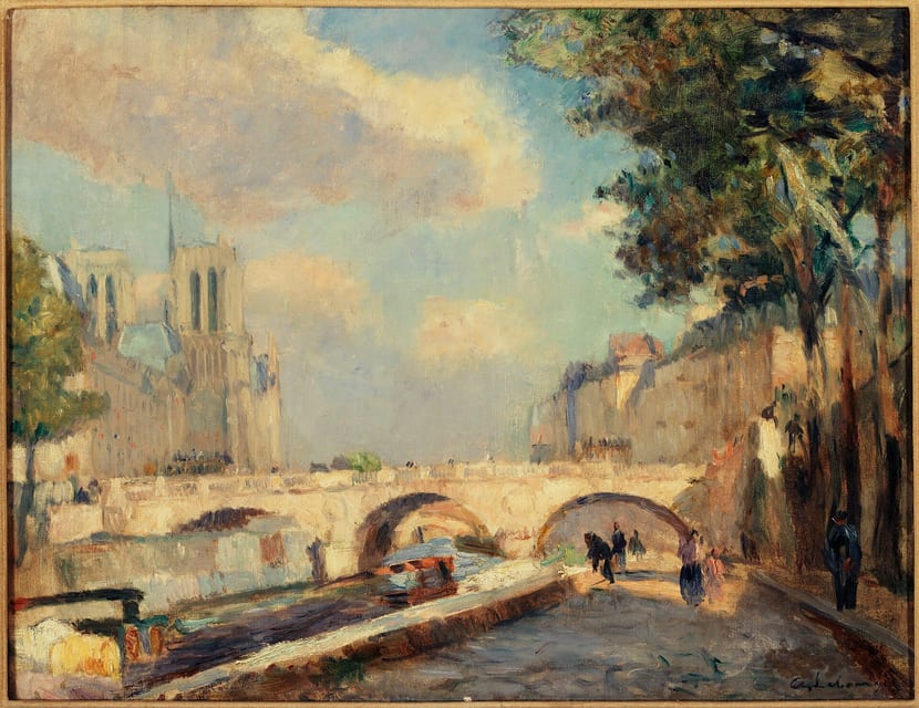 Quais des grands Augustins (Saint-Michel Notre Dame, Paris)
