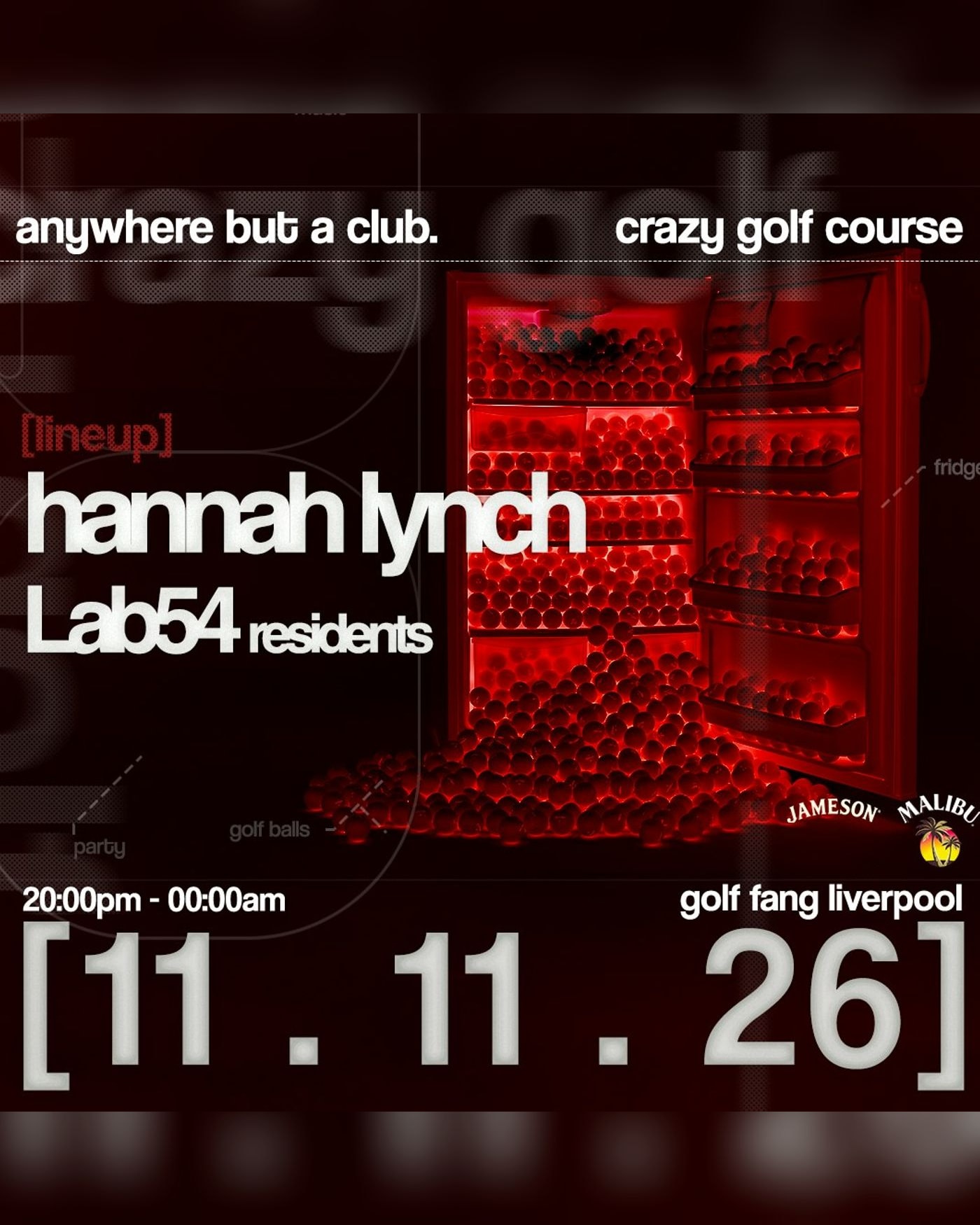 Visuel de la sortie Liverpool | Golf Fang pop up: Crazy golf course, Golf Fang Liverpool