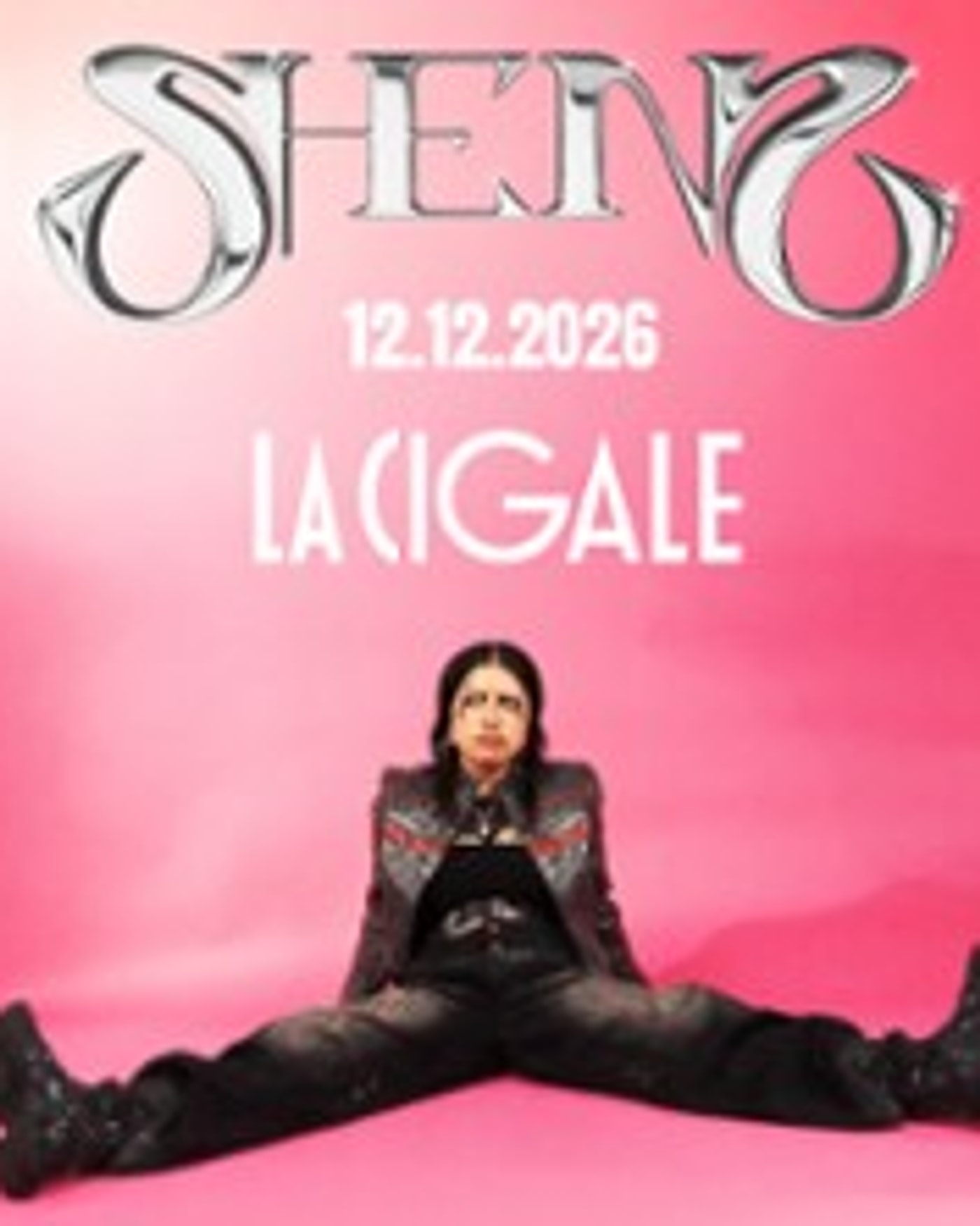 Poster for the concert Sheng, La Cigale