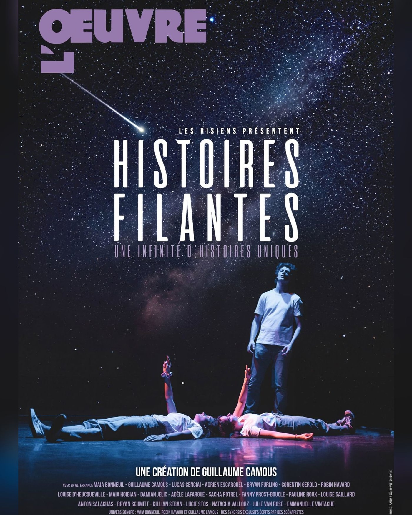 Paris Activitis Histoires Filantes au Théâtre de l'Oeuvre, Paris
