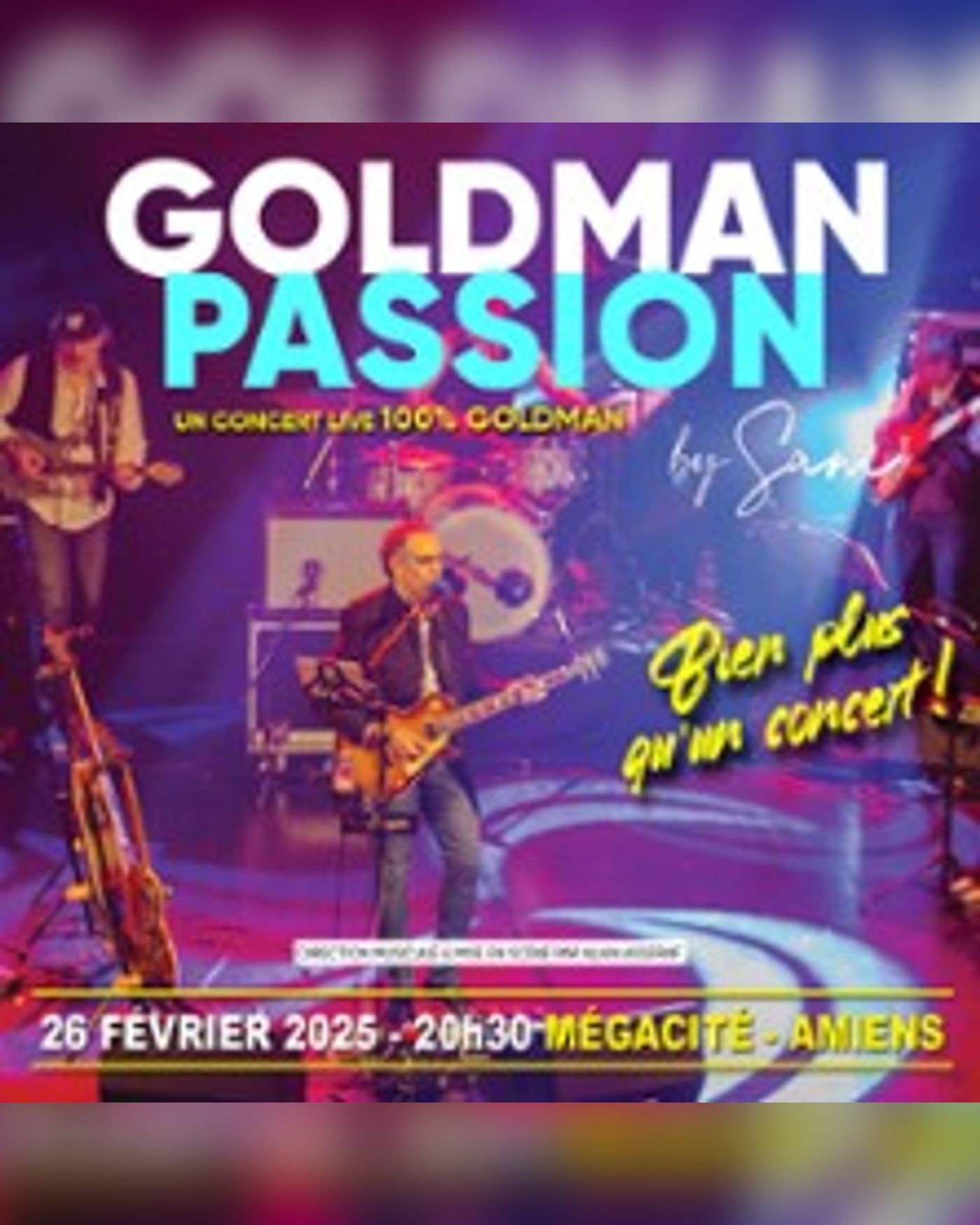 Goldman Passion - Tournée