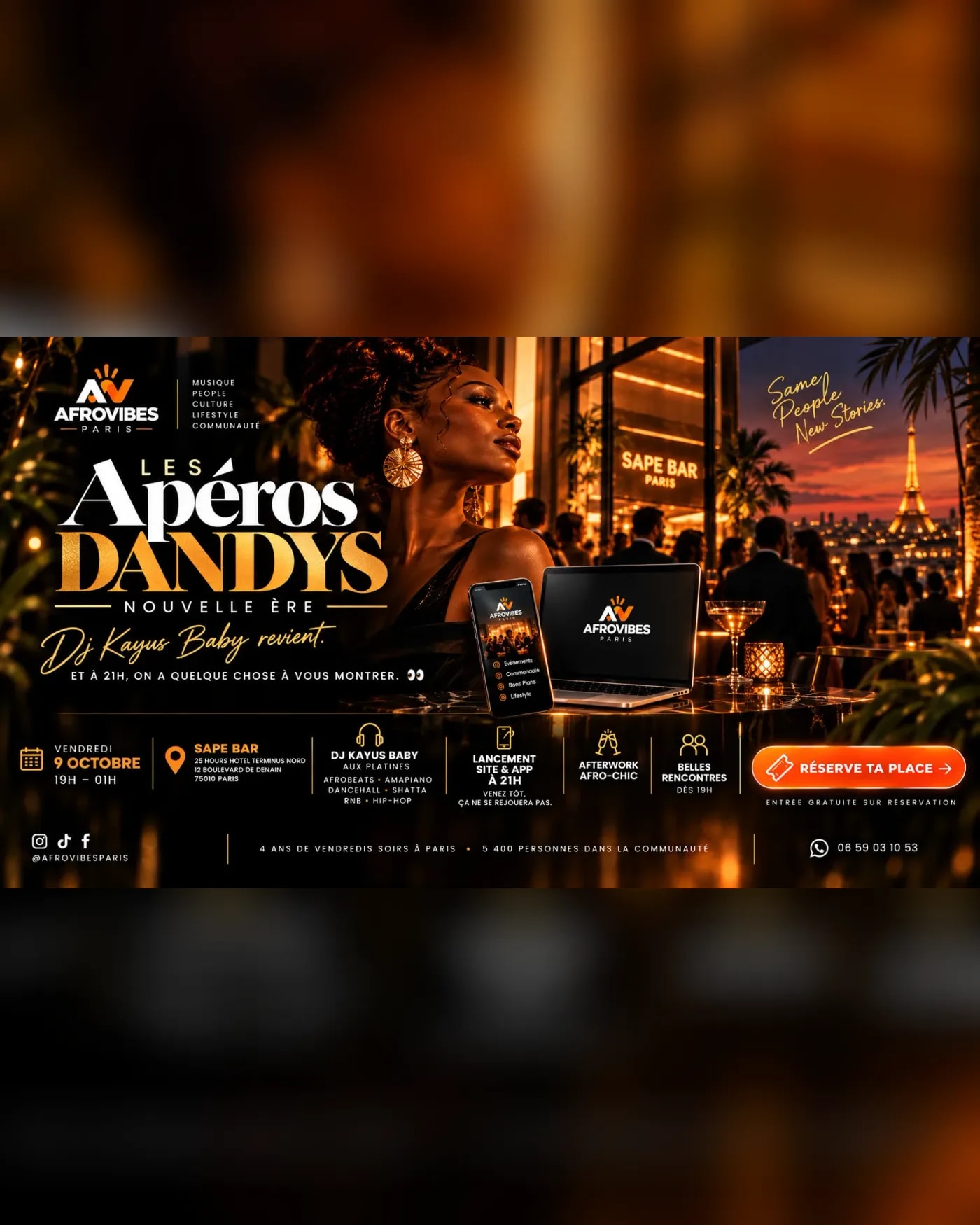 Affiche du Konzert Les Apéros Dandys, Sape Bar