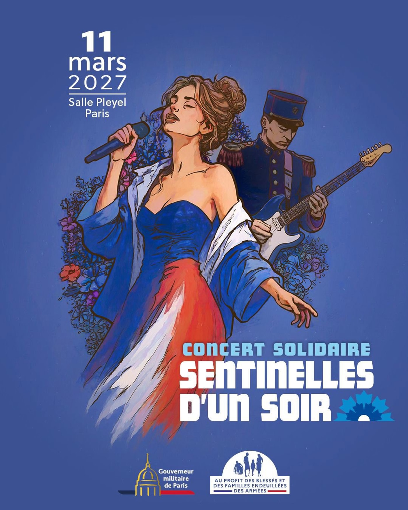 Affiche du concert Sentinelles d'un Soir, Salle Pleyel