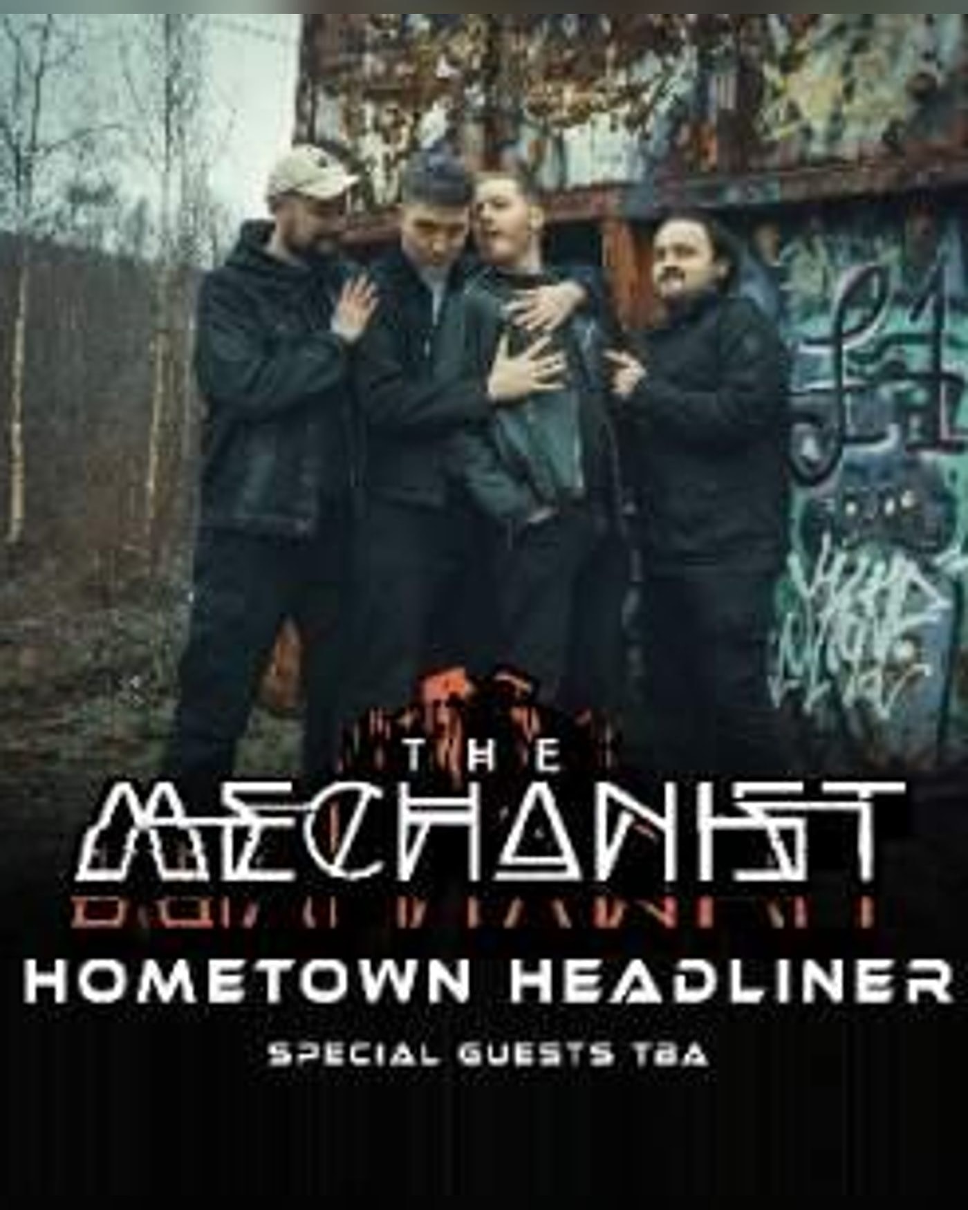 Cartel del concierto The Mechanist, Boom