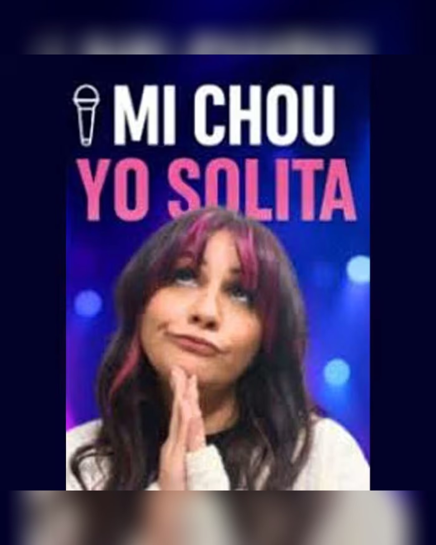 Poster for the show Yo Solita, La Parroquia del Humor