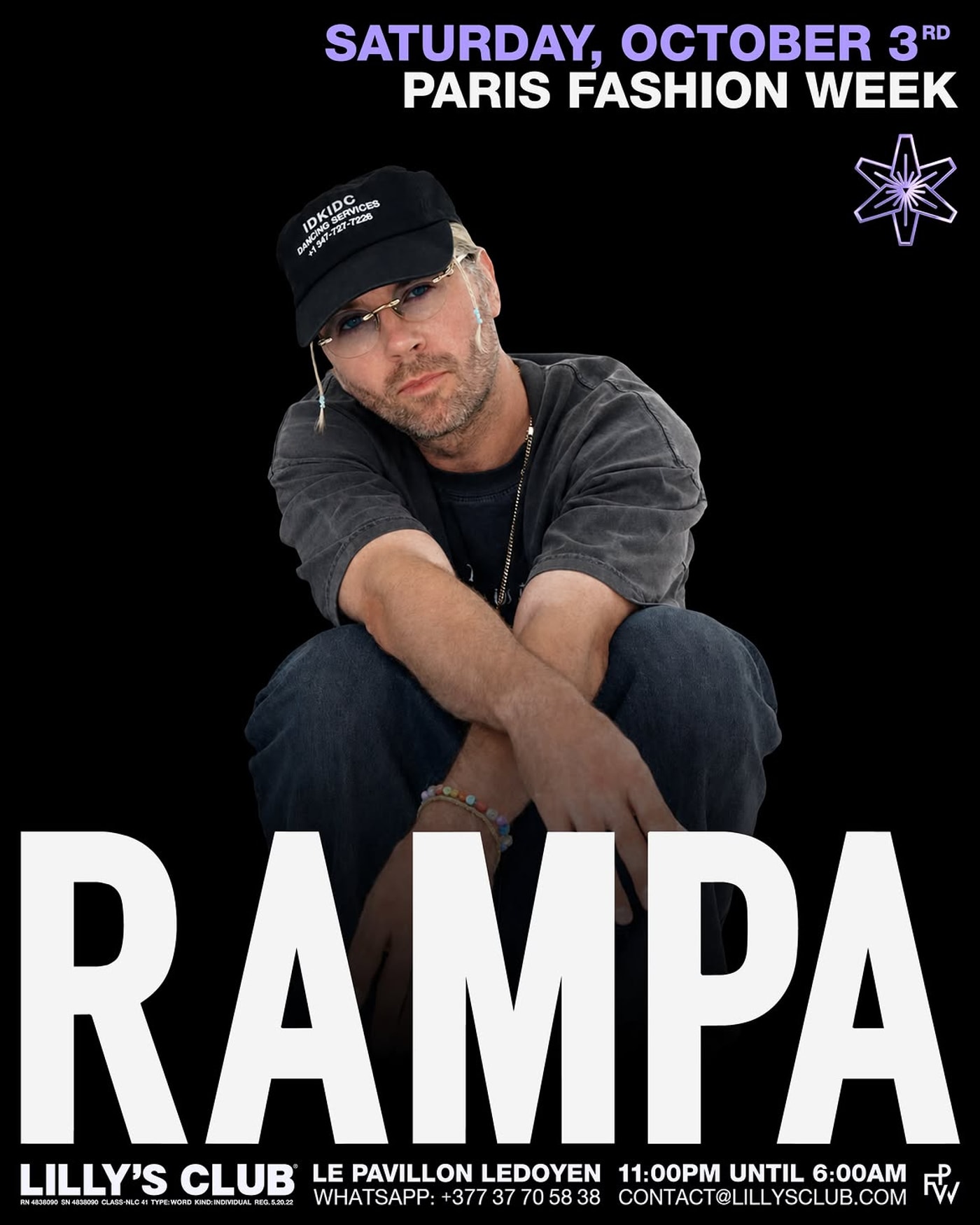 Affiche du concerto Rampa - LILLY'S PARIS FASHION WEEK, Lilly''s Club Paris