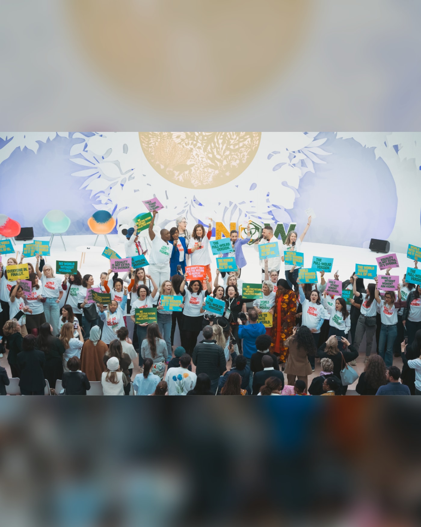 Lancio del movimento durante l'evento Change Now nel marzo 2026