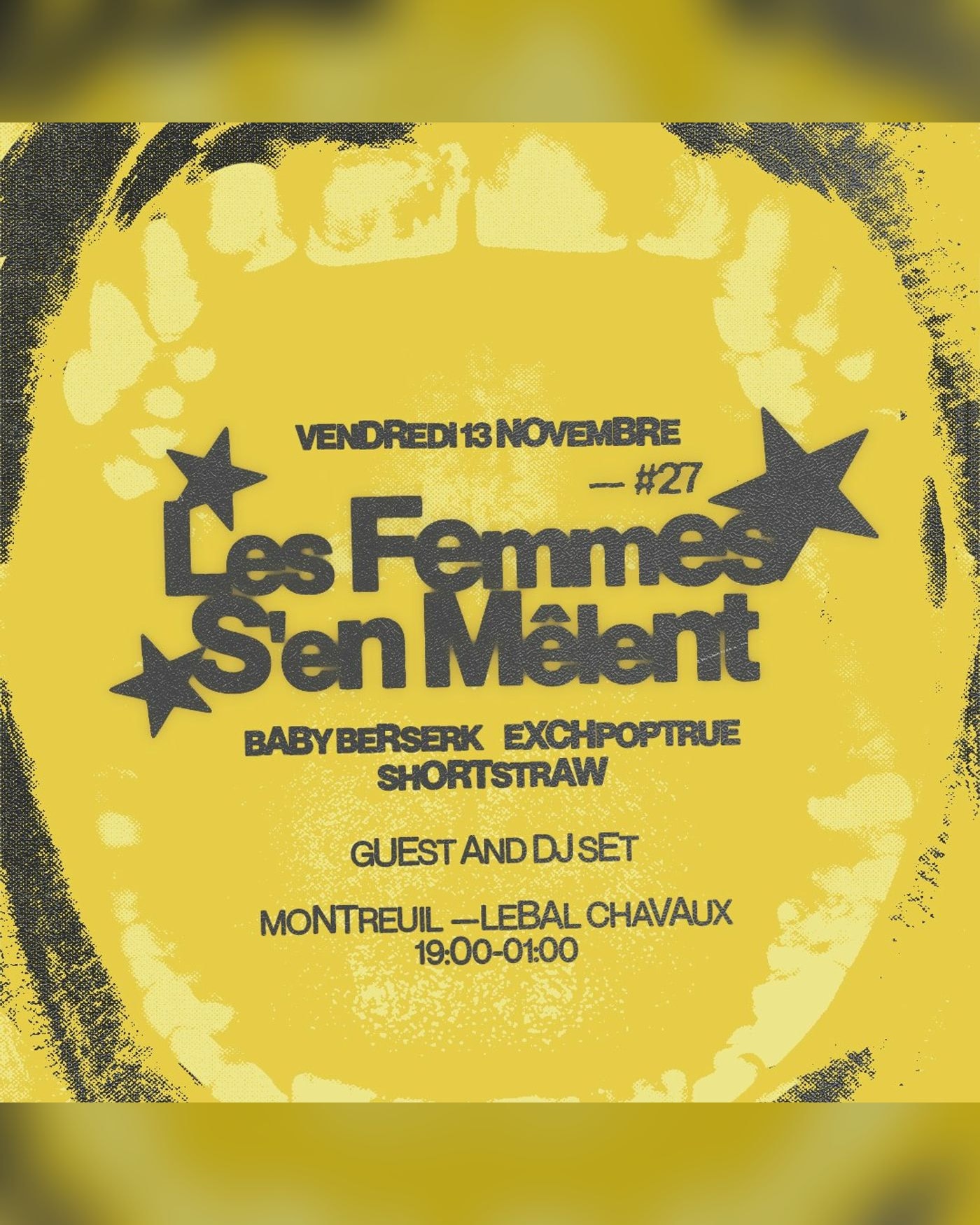 Affiche du Konzert Baby Berserk + Exchpoptrue + No Sex Last Night, Bal Chavaux