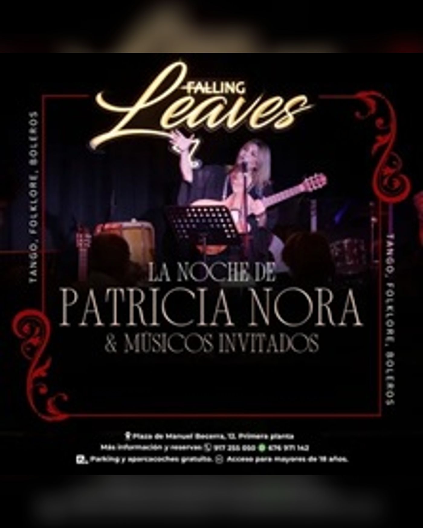 Affiche du concerto Patricia Nora, Leaves