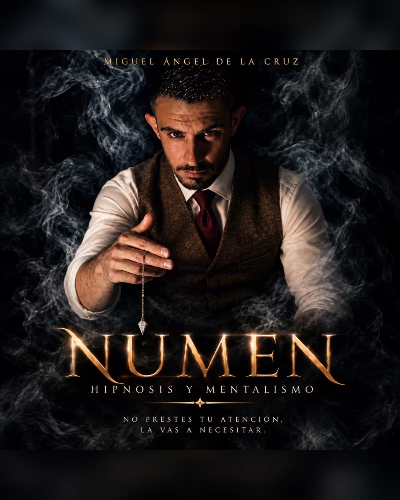 Cartel del espectáculo Numen, Teatro Farándula