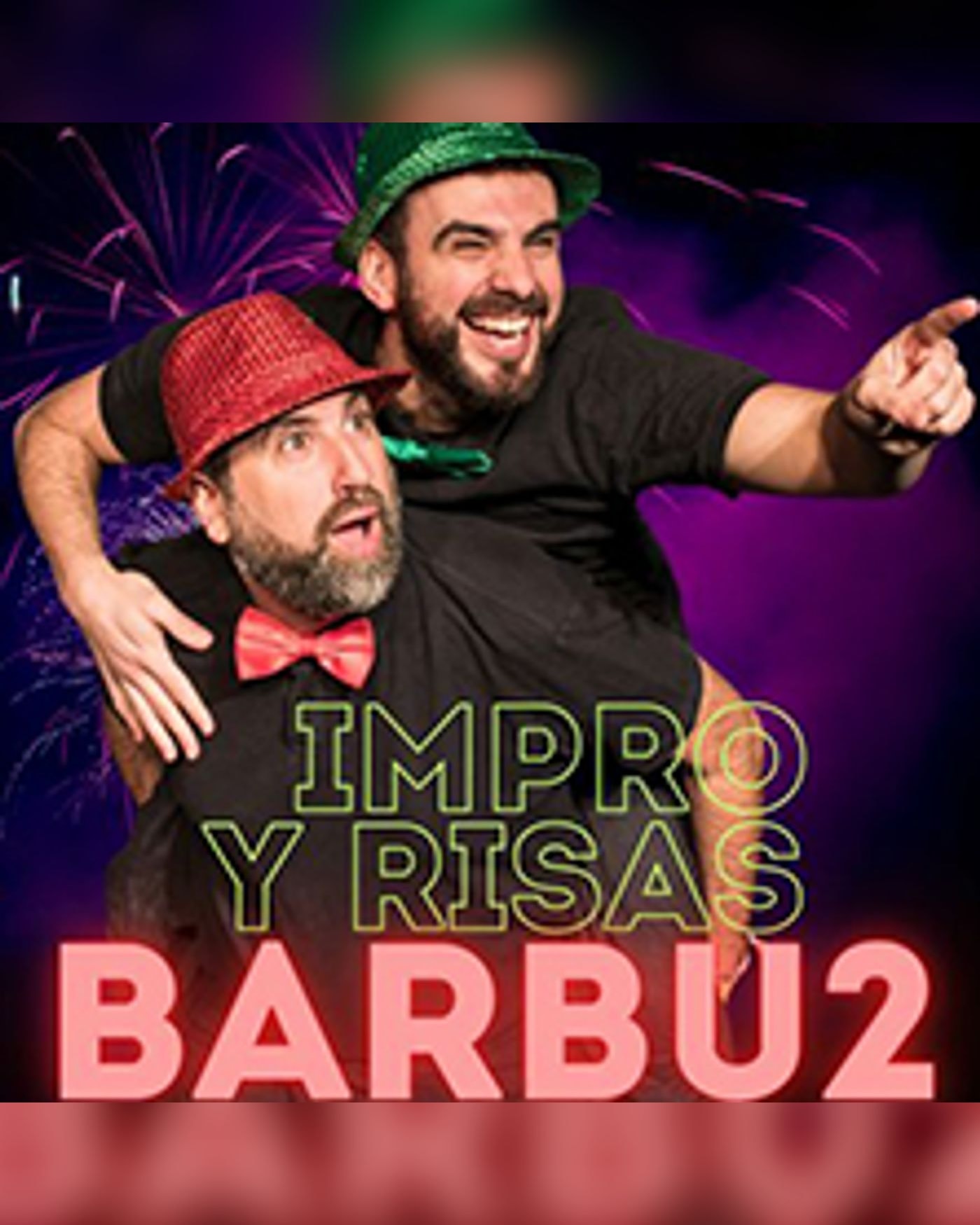 Affiche du spettacolo Barbu2, Collage Burlesque