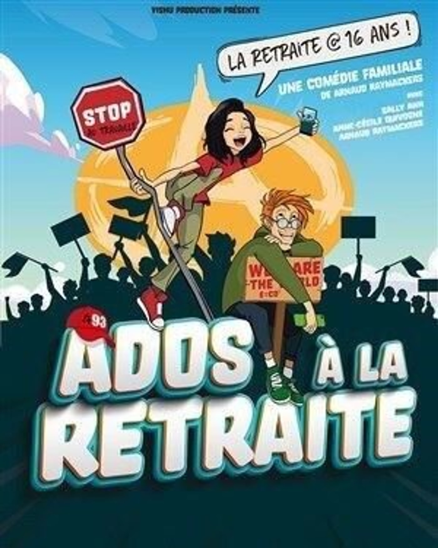 Cartel del espectáculo Ados A la Retraite, Coul' Theatre