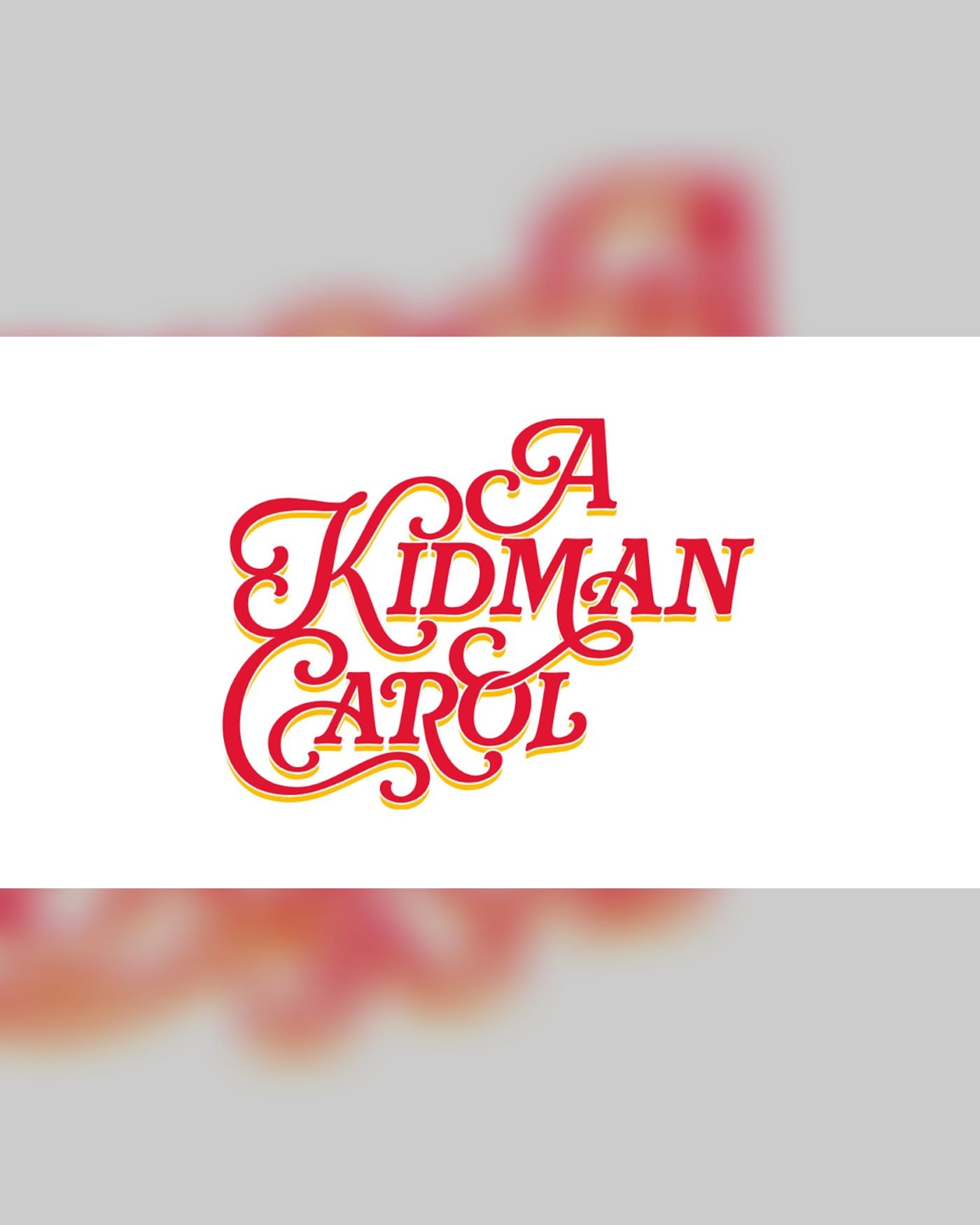 Poster for the show A Kidman Carol, New World Stages - Stage 3